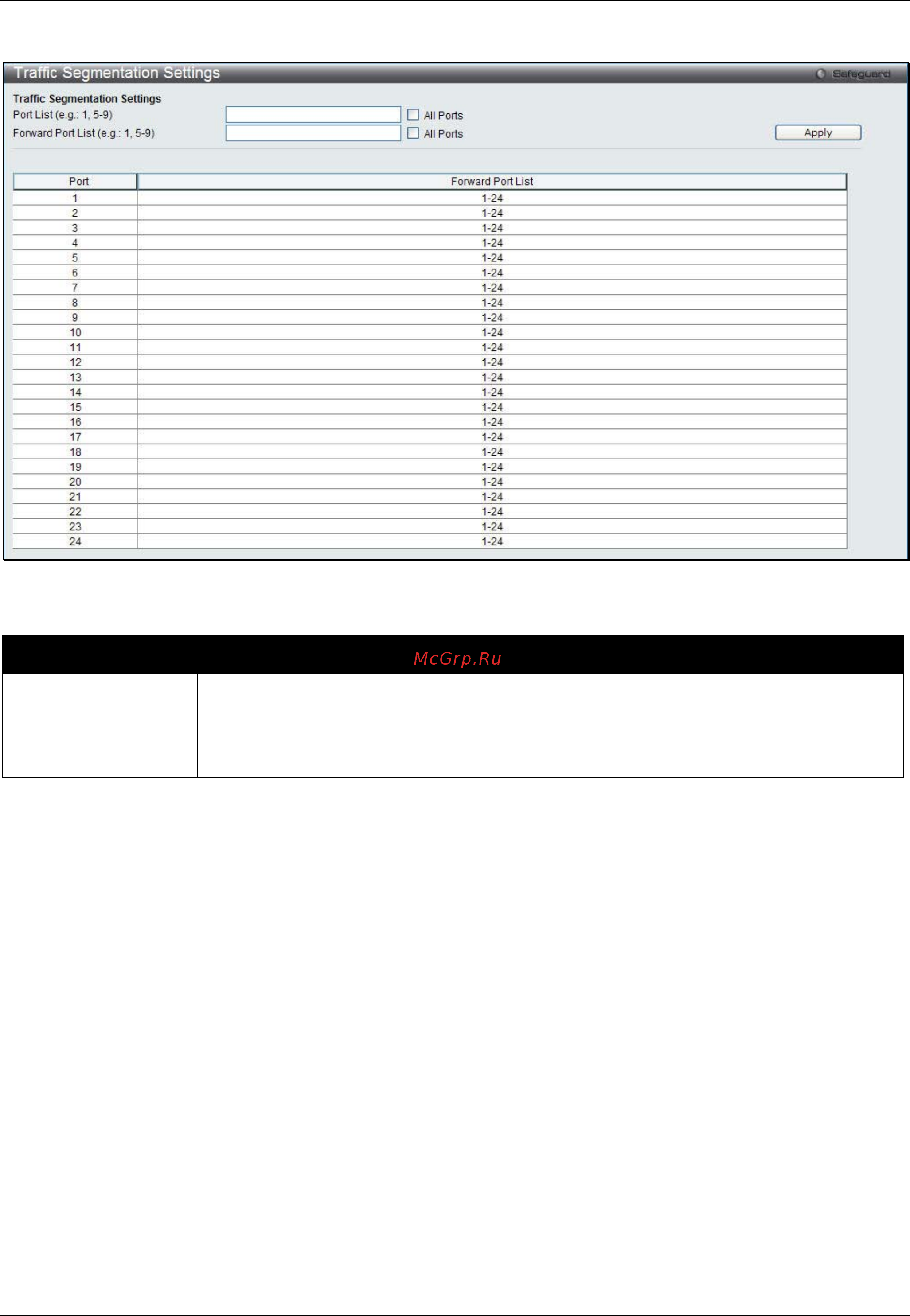 D-Link DWS-3160-24TC [232/505] Netbios filtering settings