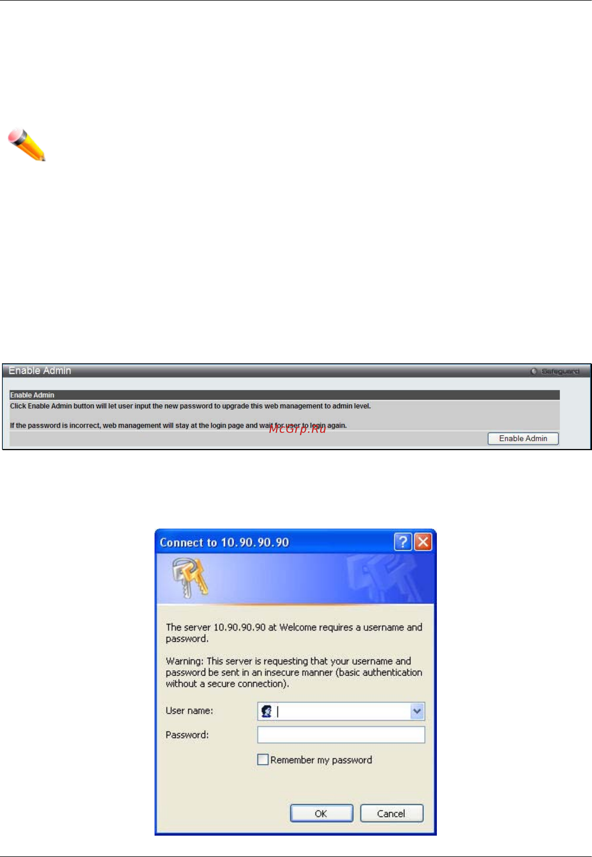 D-Link DWS-3160-24PC [236/505] Enable admin