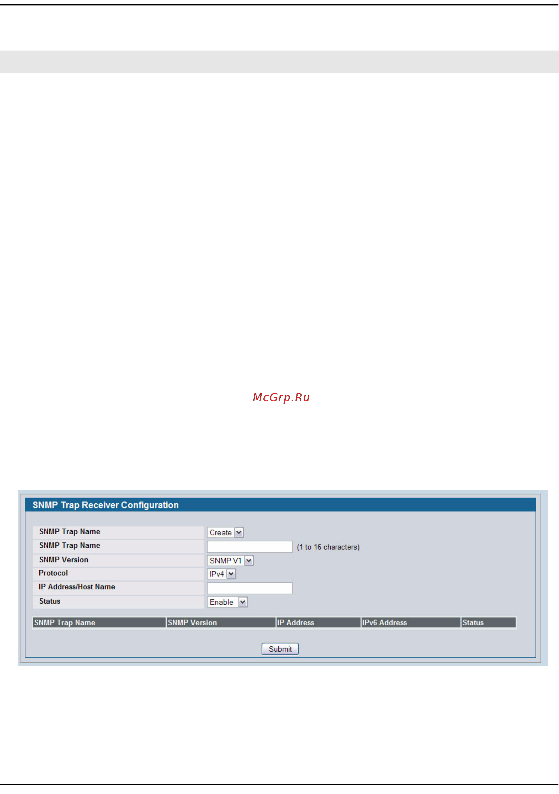 D-Link DWS-4026 [123/741] Trap receiver configuration