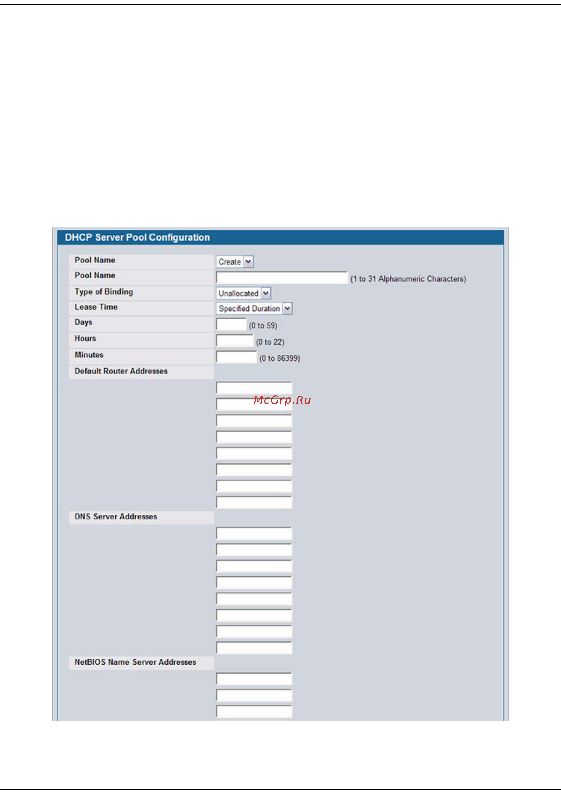 D-Link DWS-4026 [129/741] Pool configuration