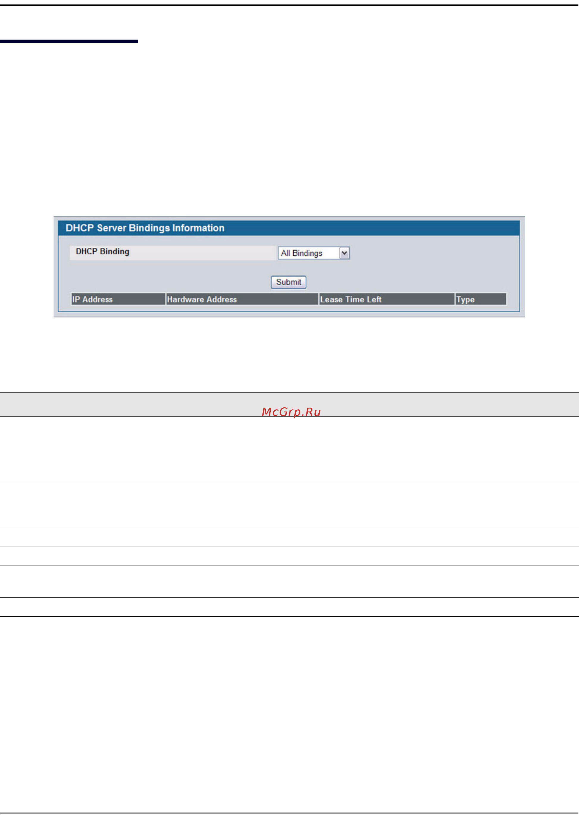 D-Link DWS-4026 [134/741] Dhcp server summary
