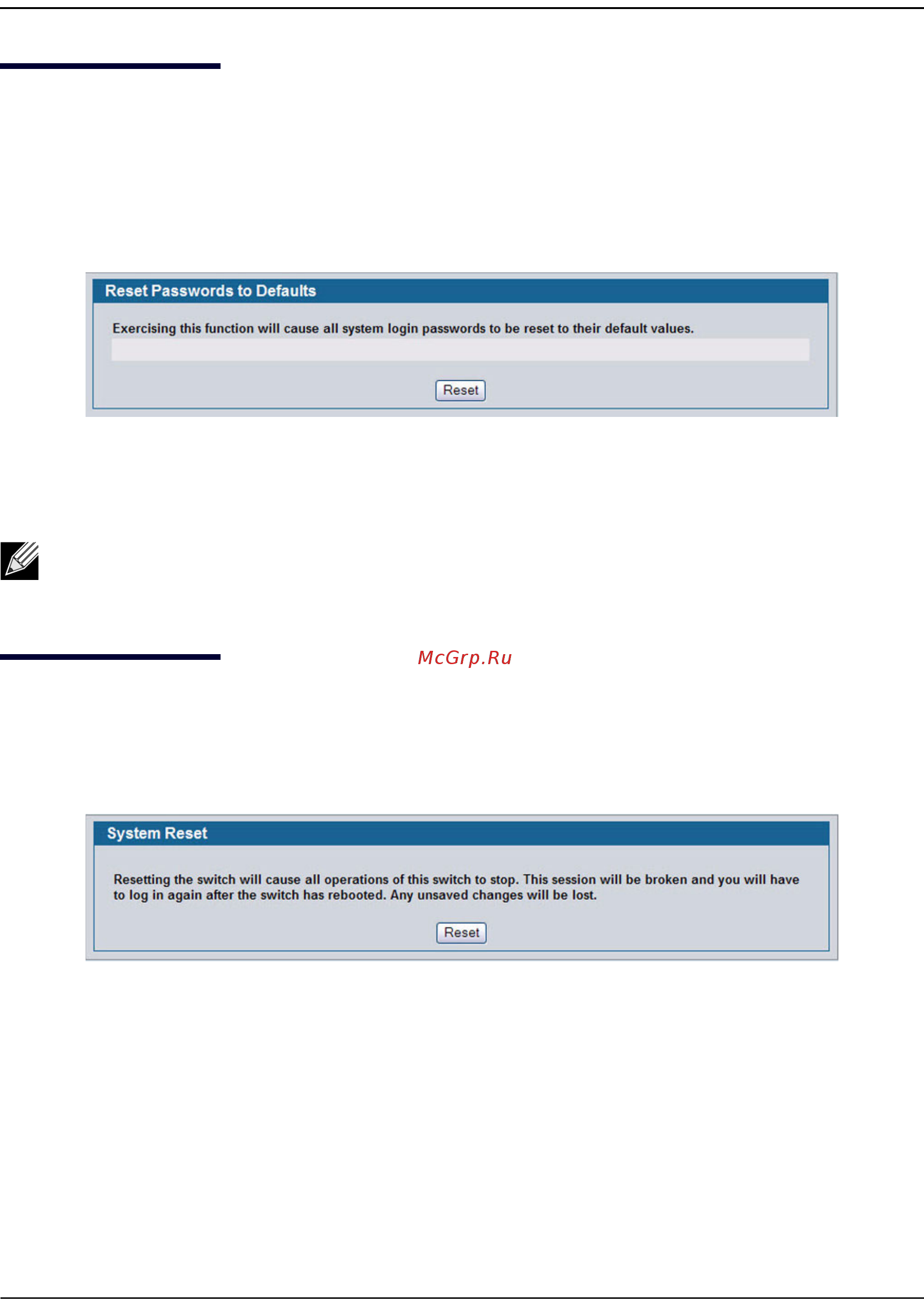 D-Link DWS-4026 [166/741] Reset passwords to defaults