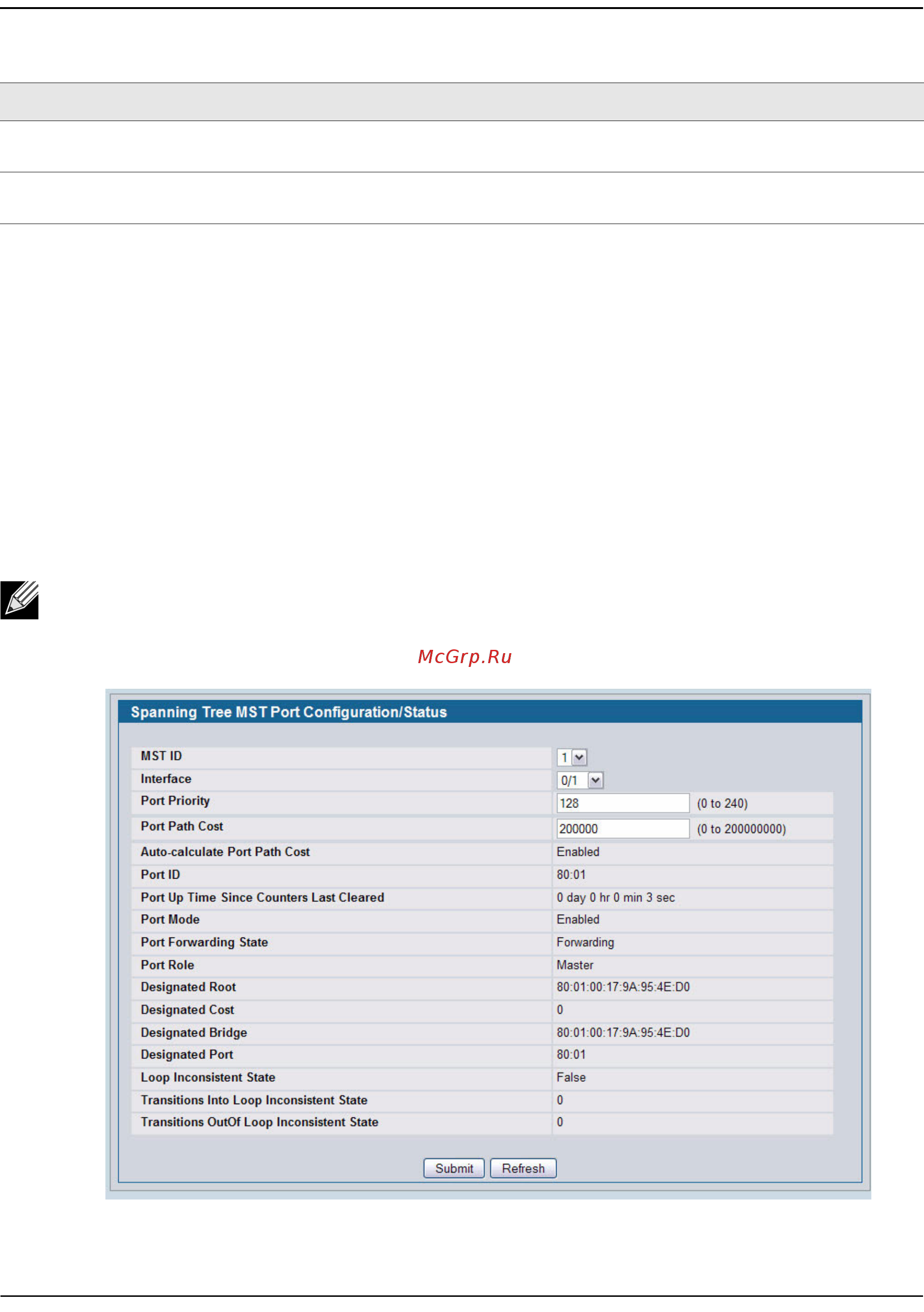 D-Link DWS-4026 [247/741] Mst port configuration status