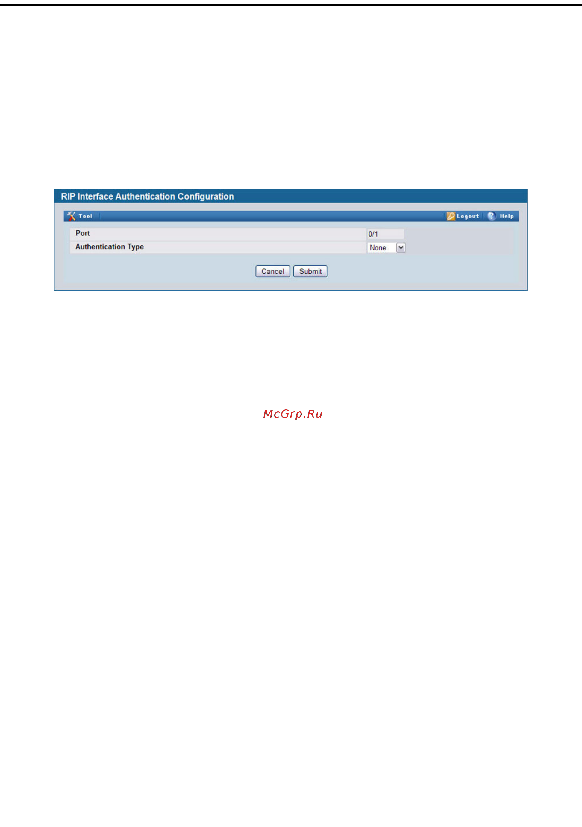 D-Link DWS-4026 [303/741] Configuring the rip interface
