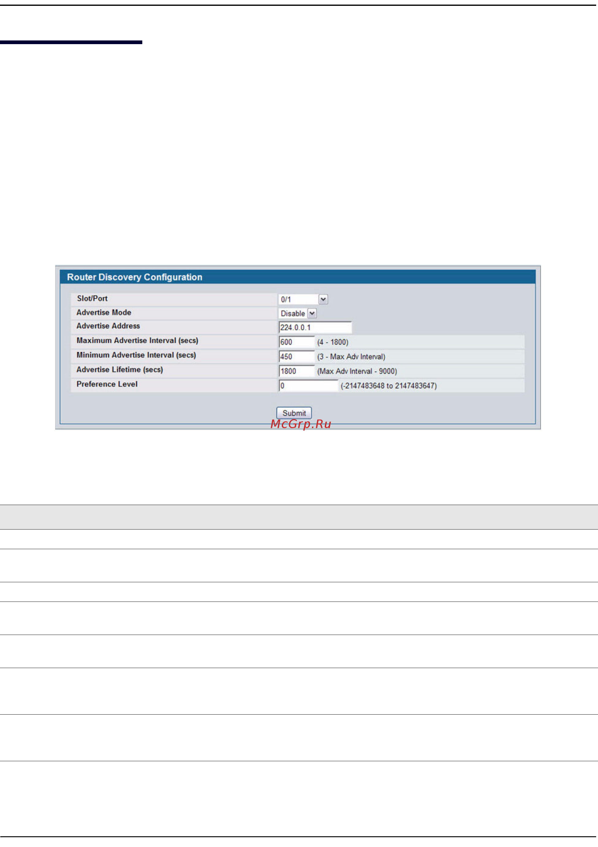 D-Link DWS-4026 [307/741] Router discovery configuration