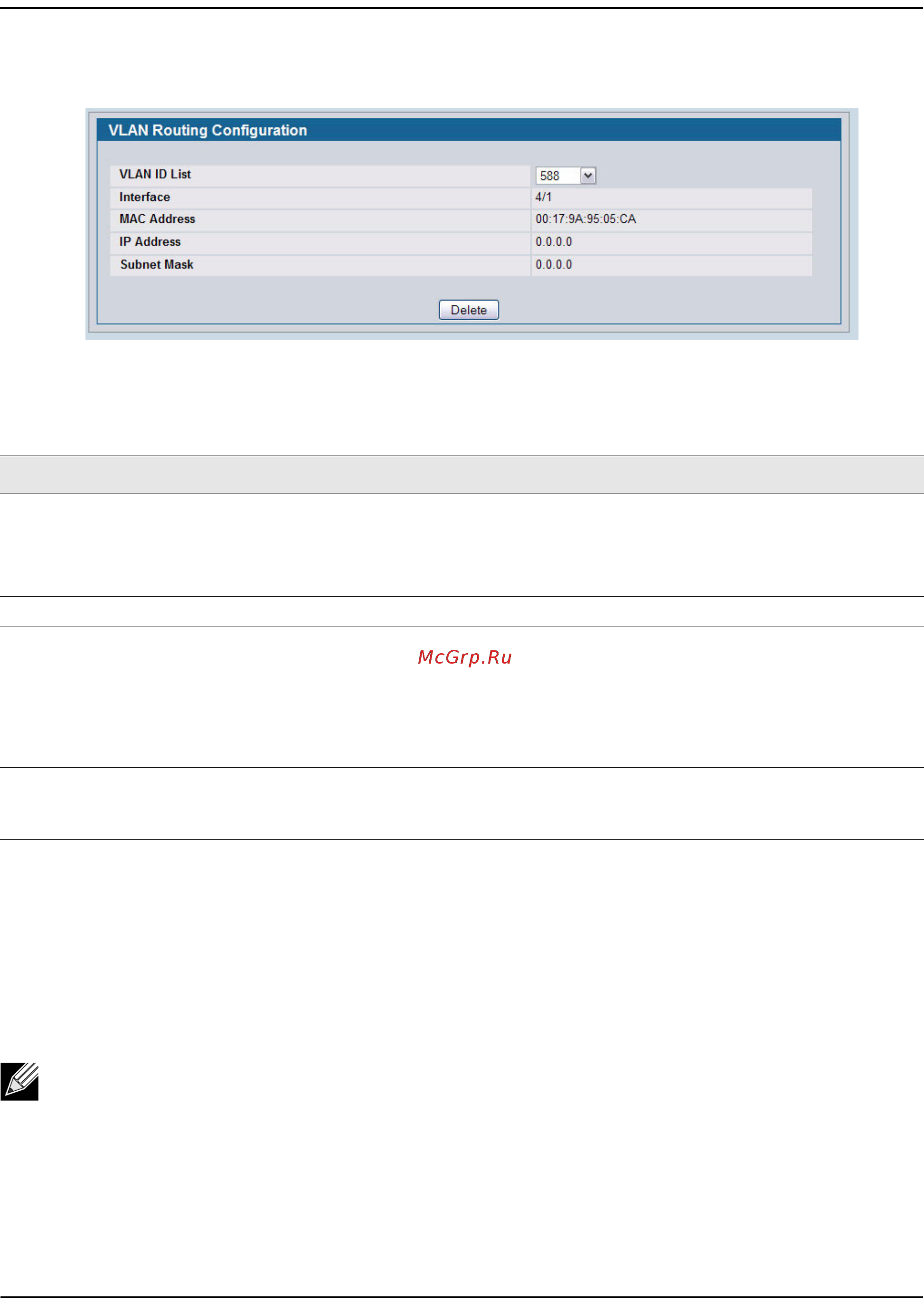 D-Link DWS-4026 [316/741] Creating a vlan routing interface