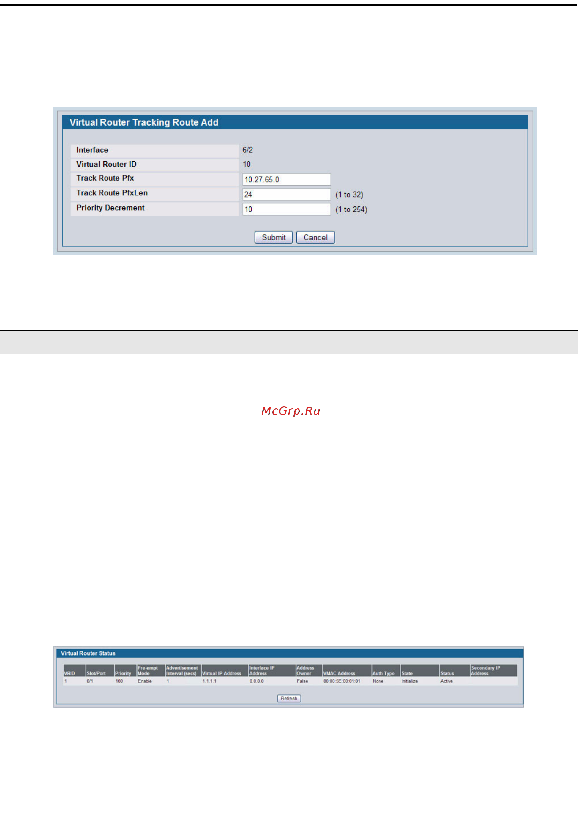 D-Link DWS-4026 [325/741] Vrrp route tracking