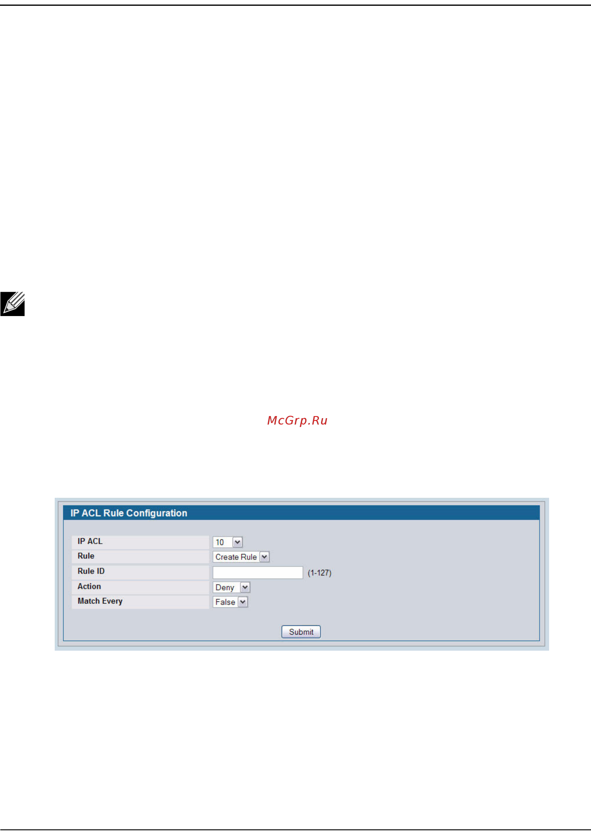 D-Link DWS-4026 [353/741] Ip acl rule configuration