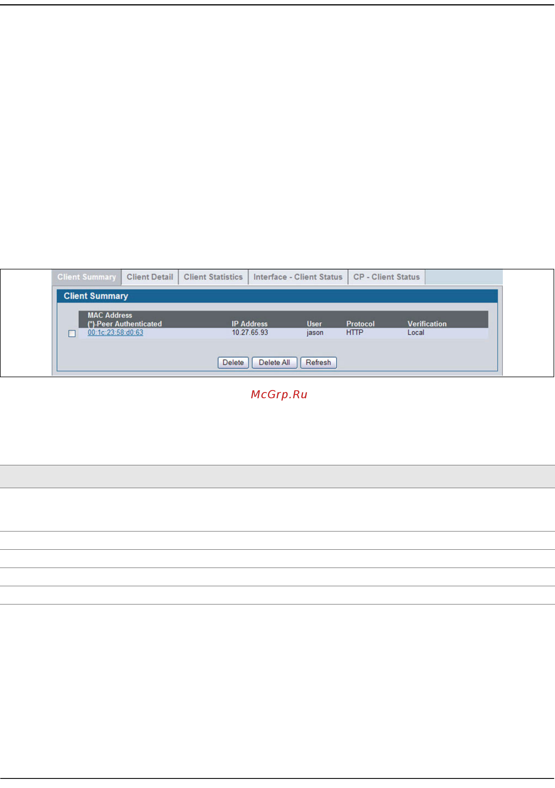 D-Link DWS-4026 [401/741] Client connection status
