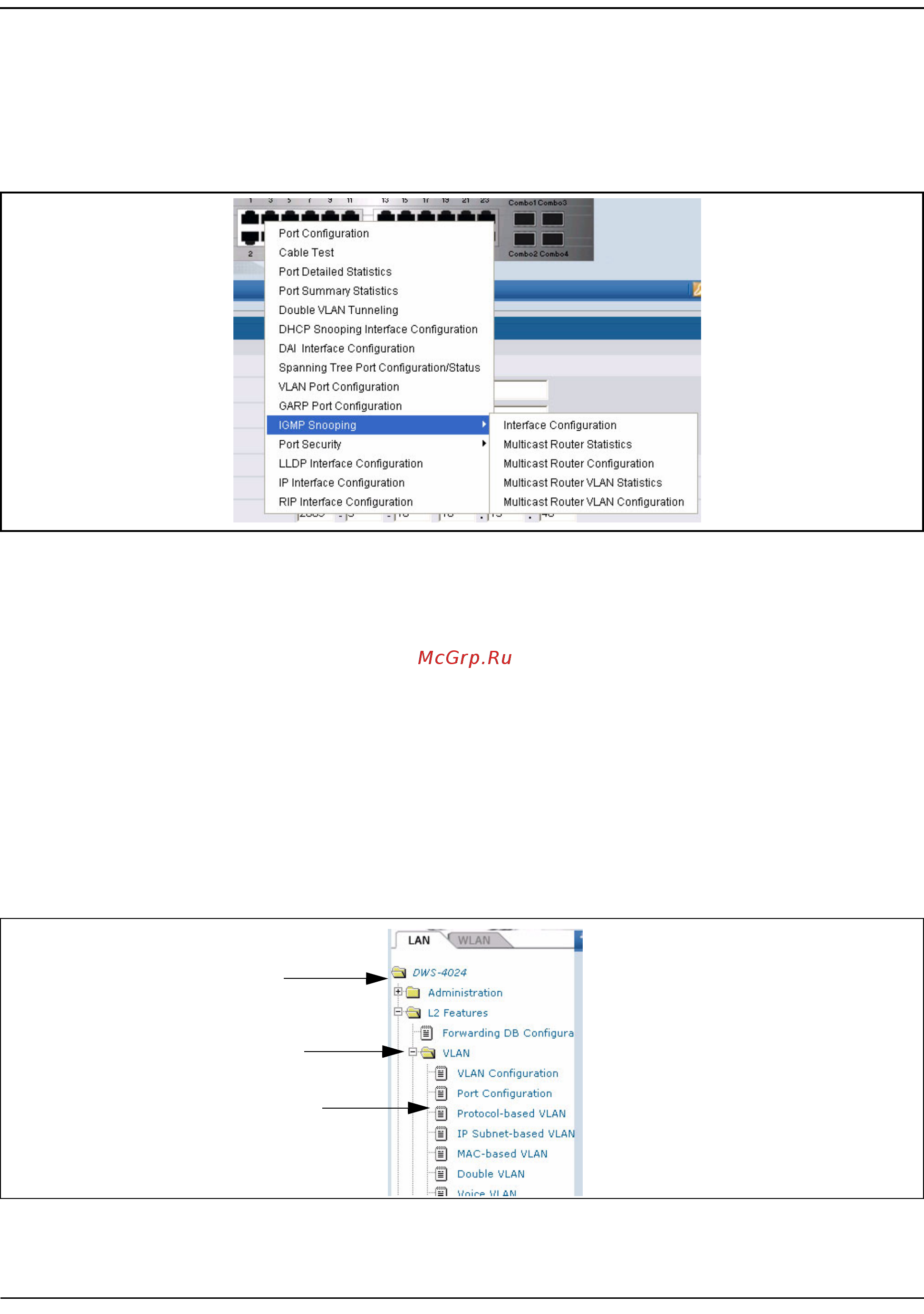 D-Link DWS-4026 [58/741] Navigation tree view