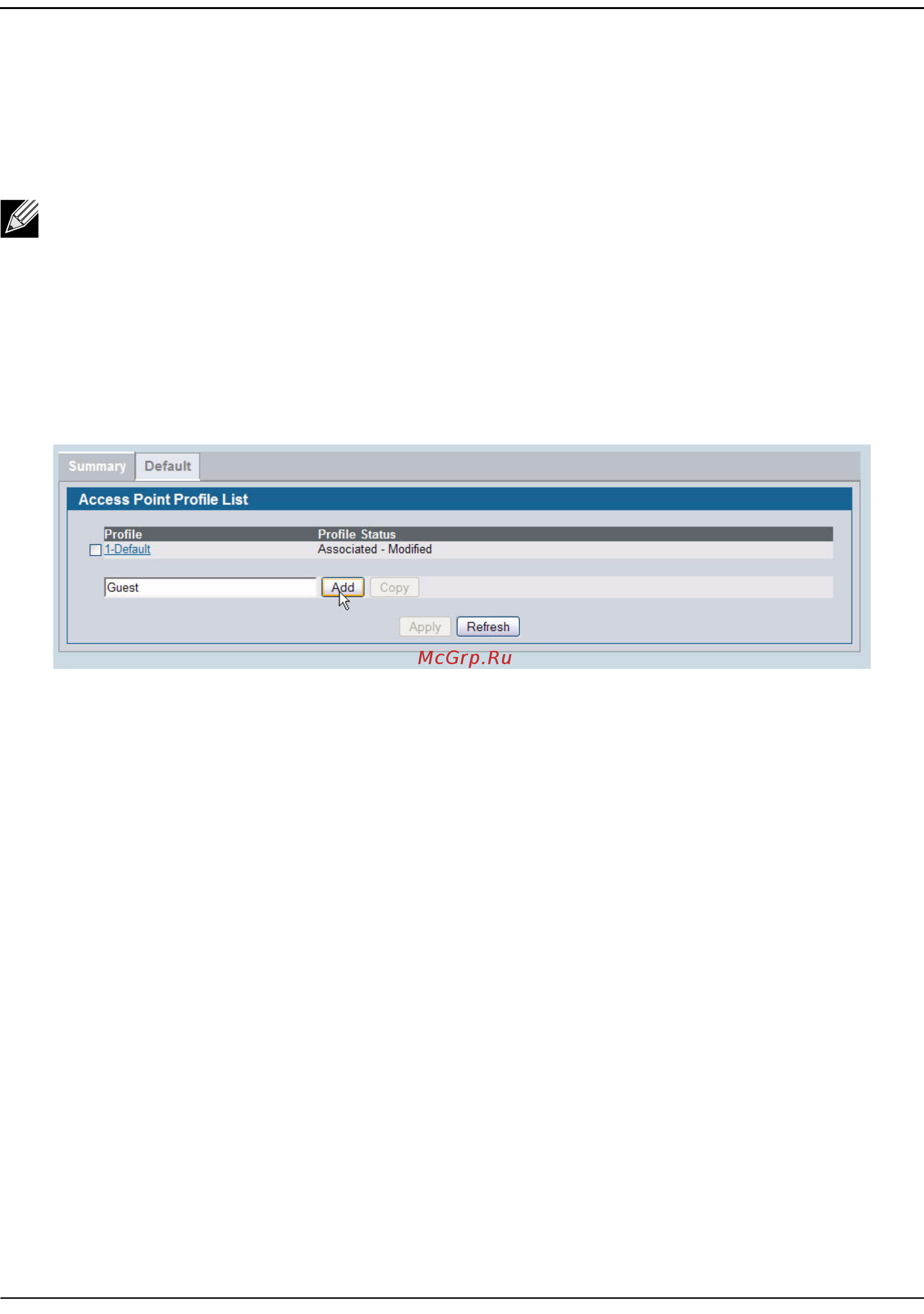 D-Link DWS-4026 [591/741] Creating copying and deleting ap profiles