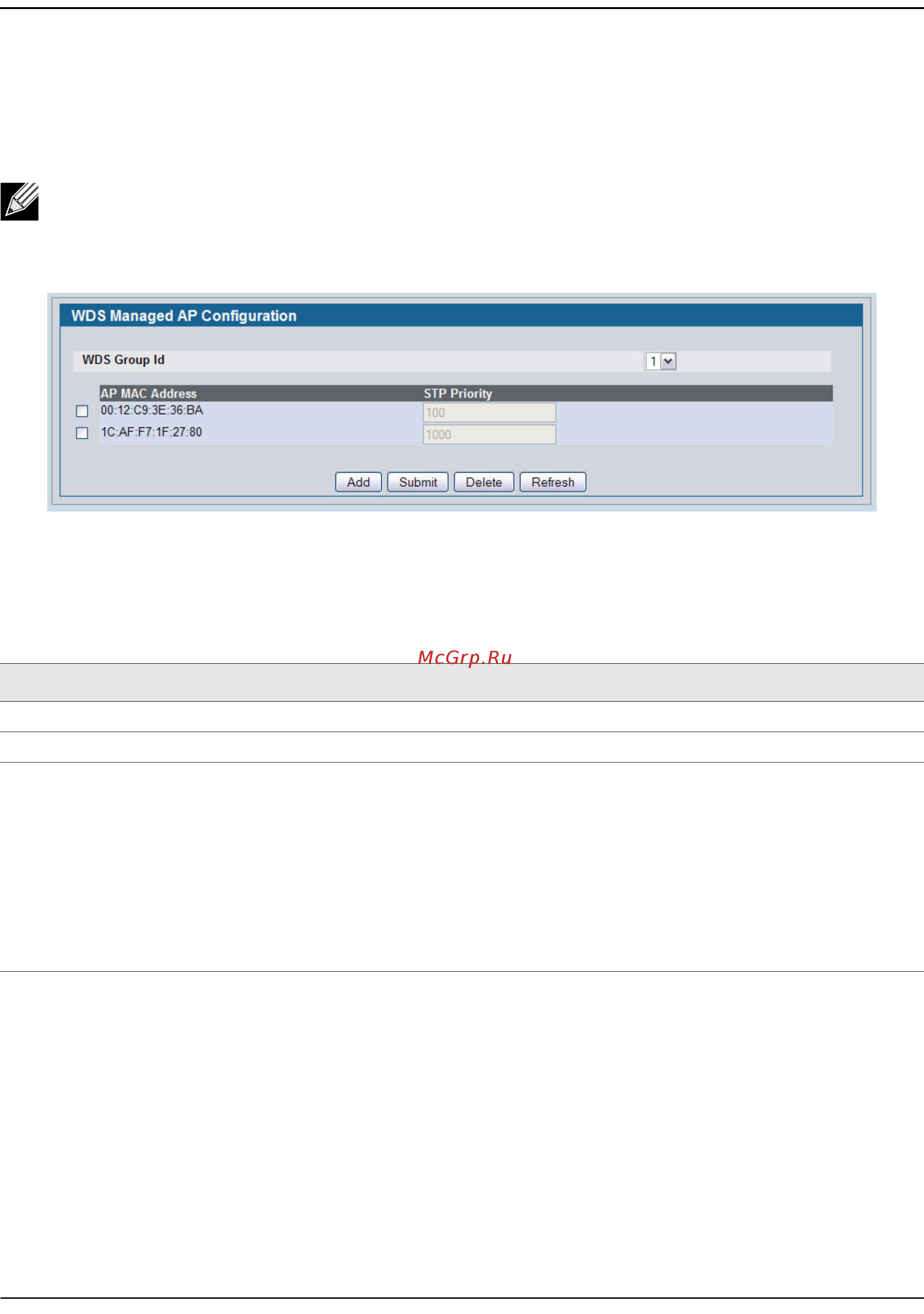 D-Link DWS-4026 [631/741] Wds managed ap configuration