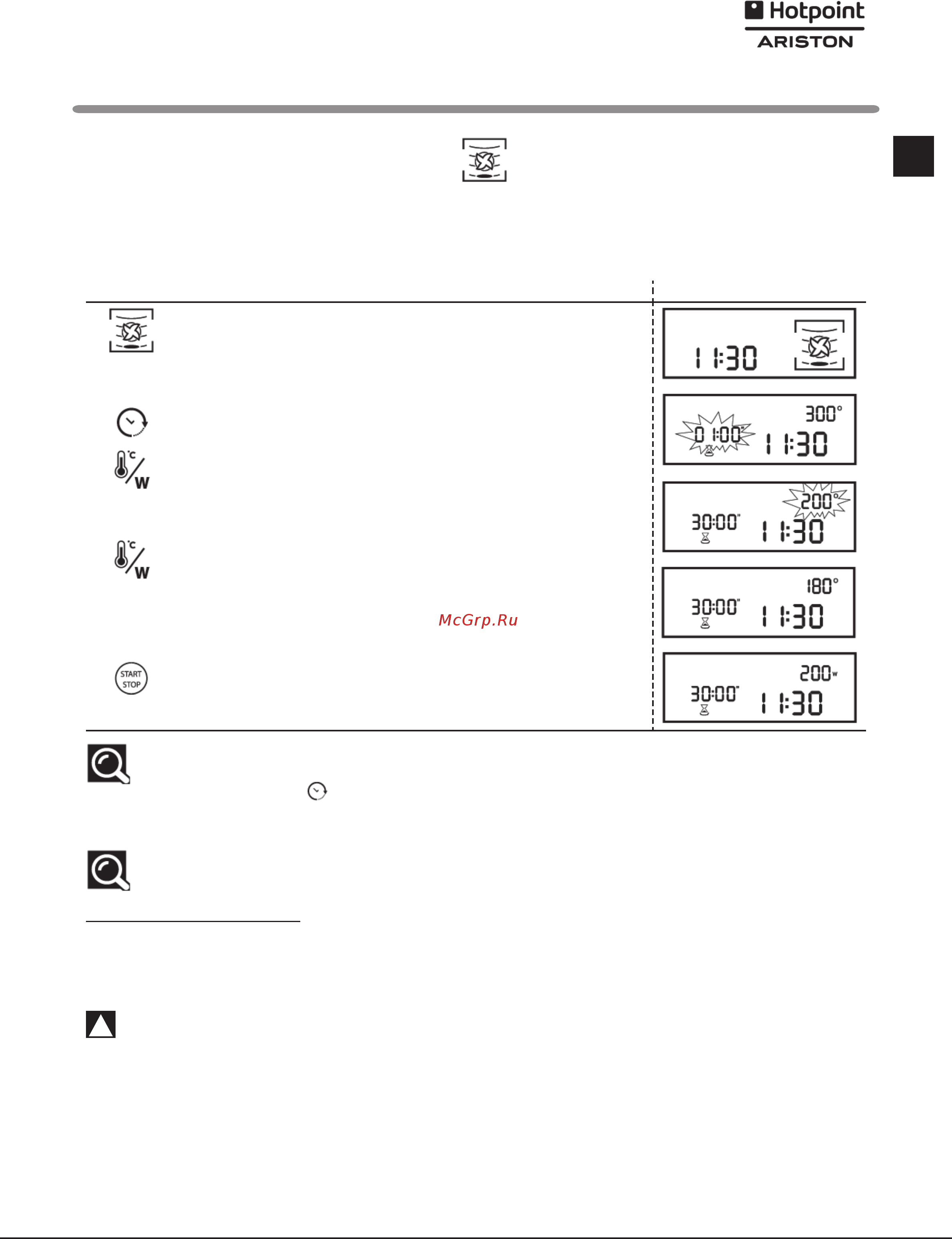 Hotpoint-Ariston MWK 434.1 XHA Stainless Steel [23/28] Использование