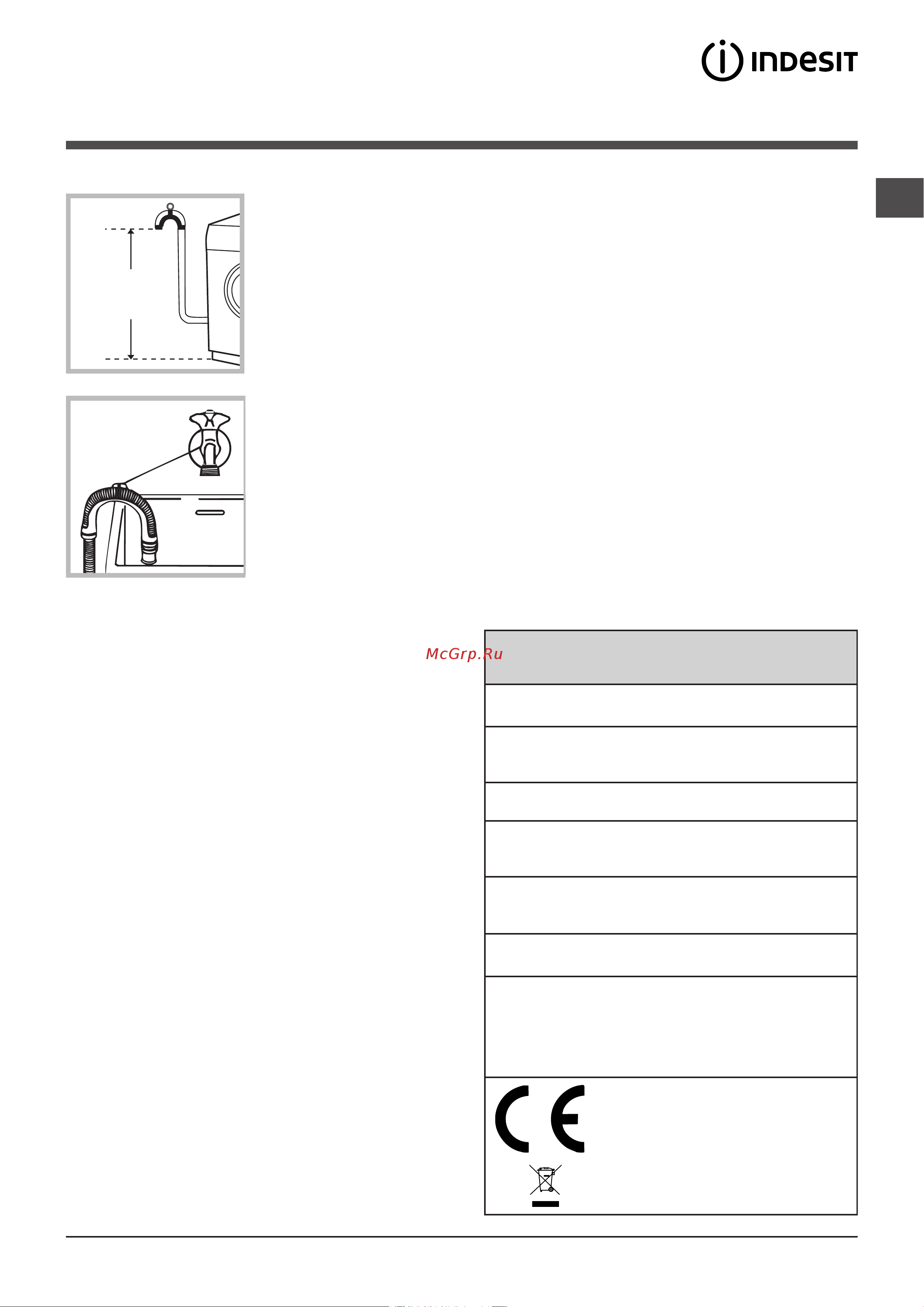 Indesit IWSB 5093 [3/12] Первый цикл стирки