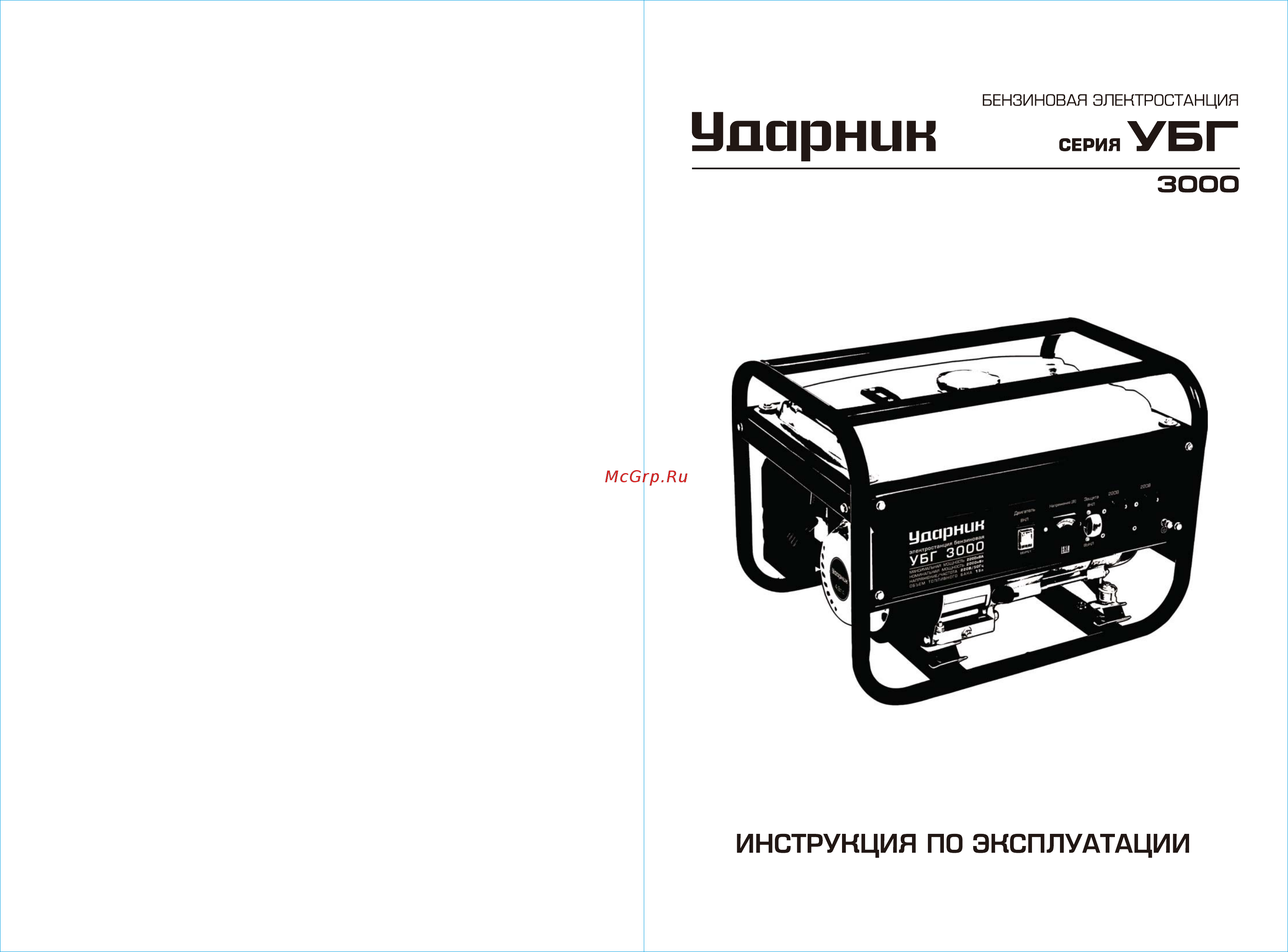 Ударник УБГ 3000 Инструкция по эксплуатации онлайн