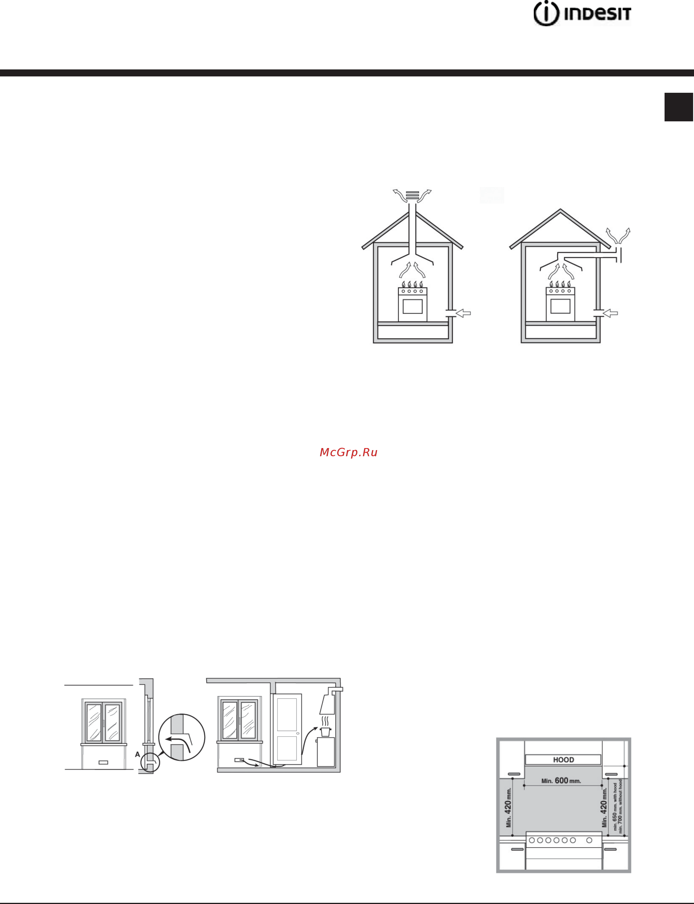 Indesit I5GG10G (X) [5/24] Установка