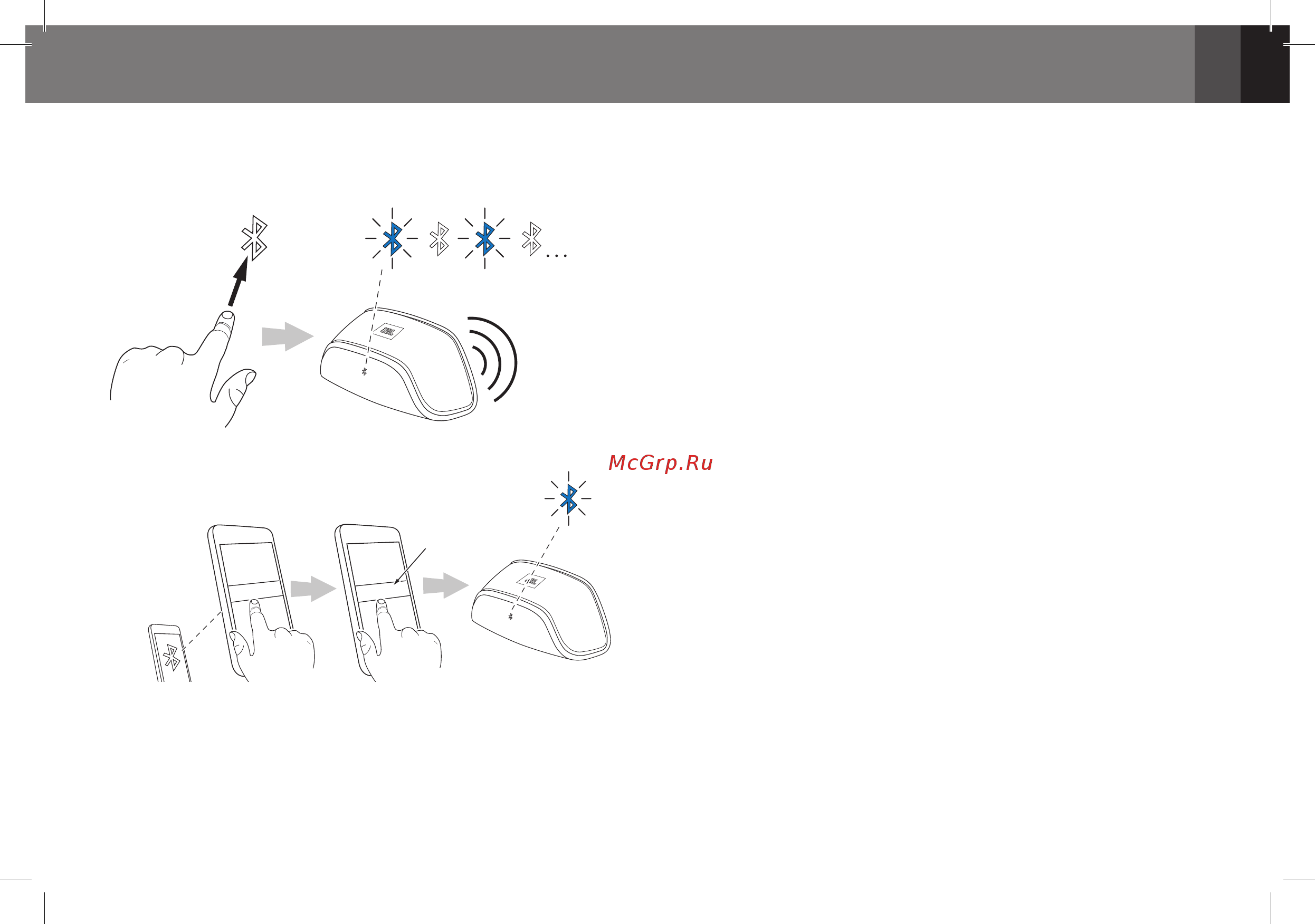 JBL SoundFly Air White [10/21] Para ihop soundfly bt med din bluetooth enhet
