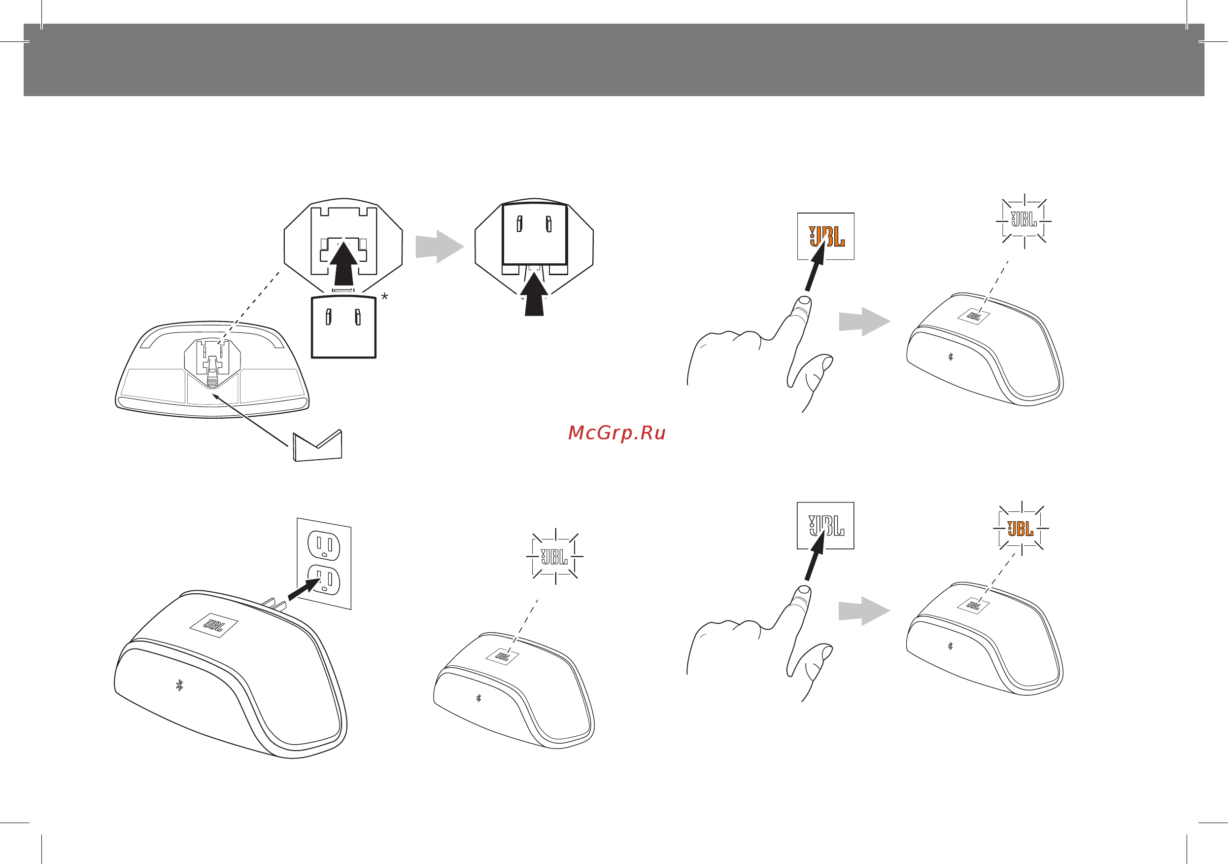 JBL SoundFly Air White [16/21] Sådan tændes og slukkes soundfly bt
