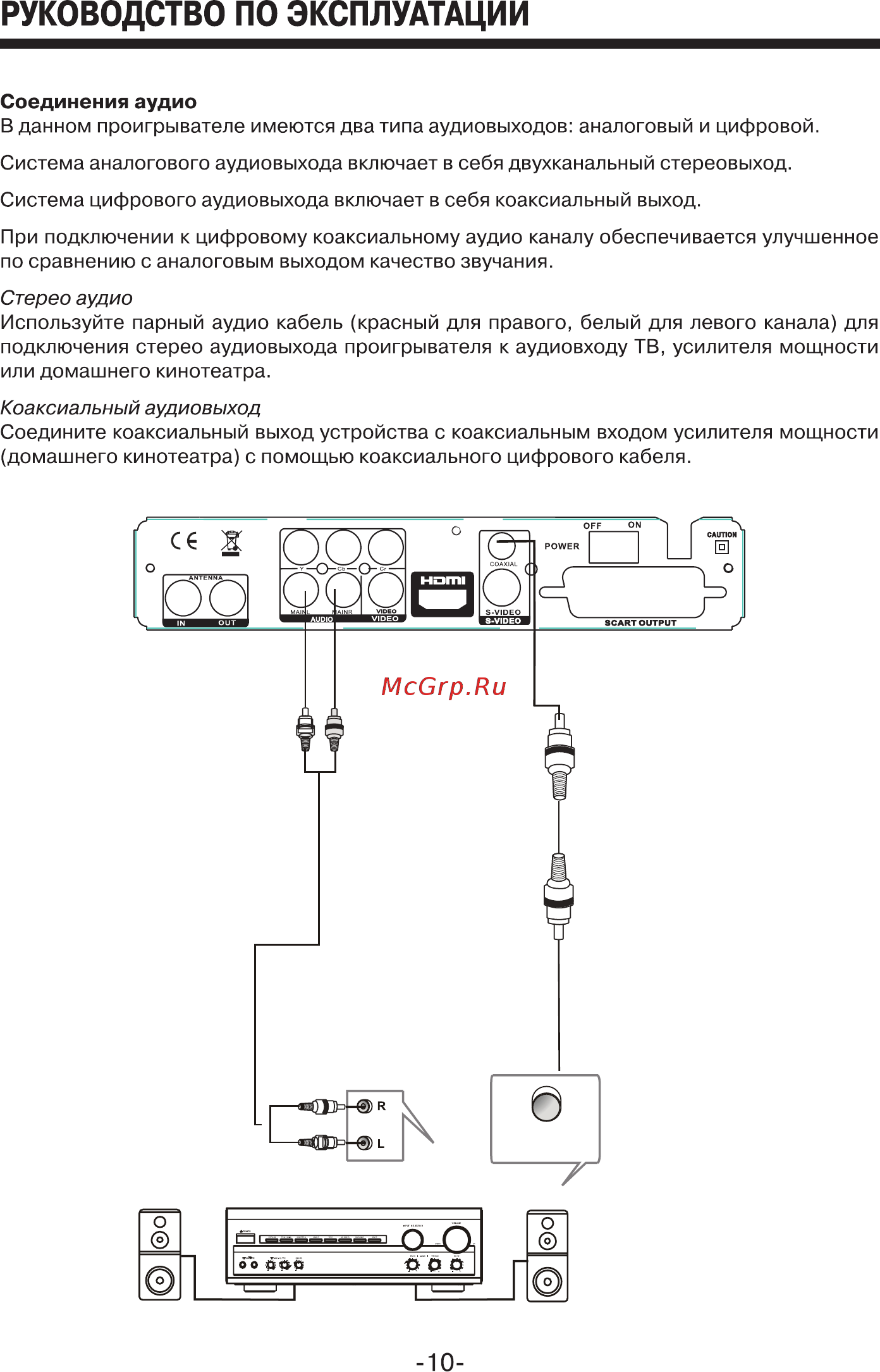 Mystery MMP-80DT Руководство по эксплуатации онлайн [10/24] 173172