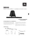 JBL SB 300 Black Инструкция по эксплуатации