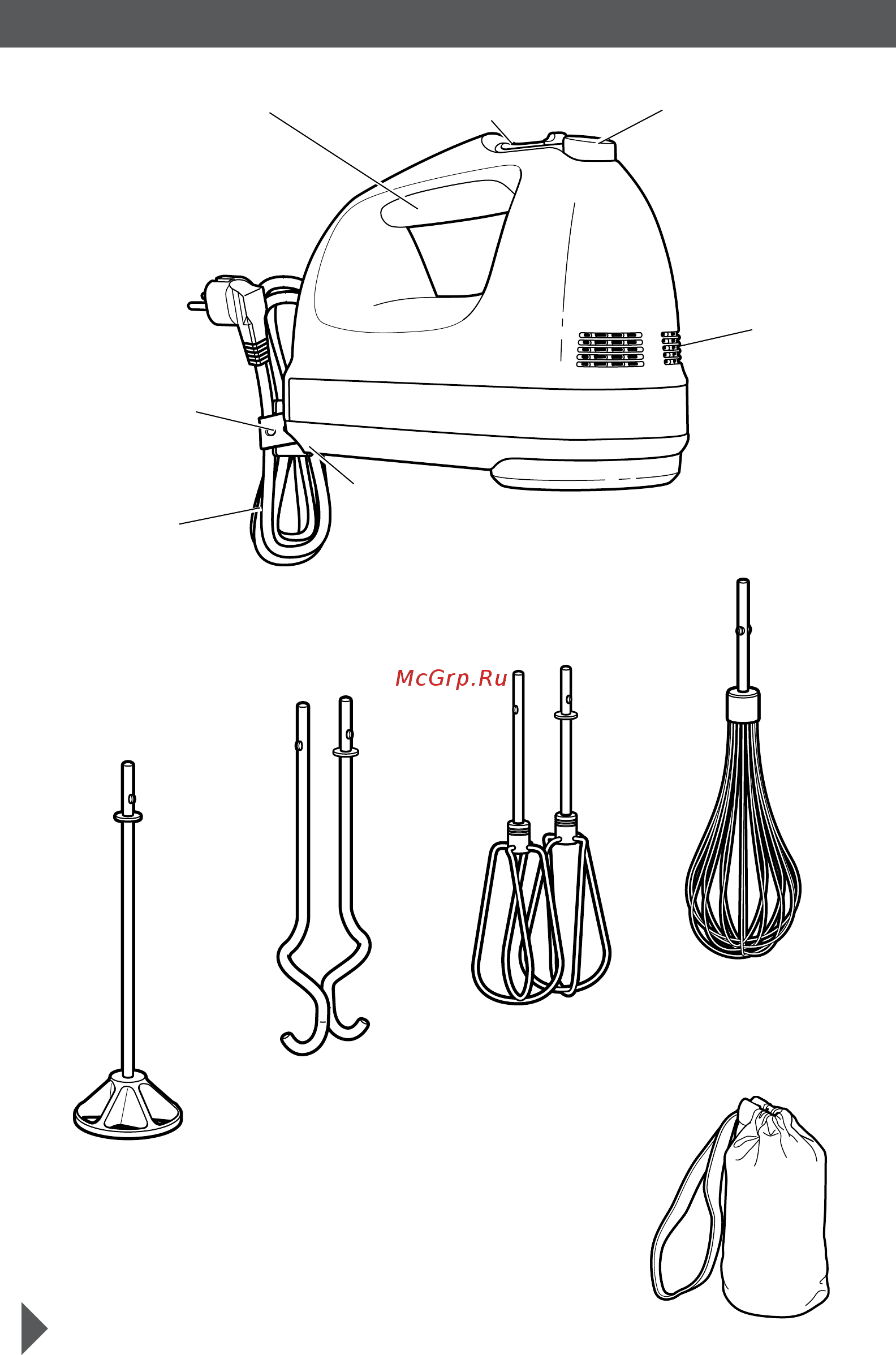 KitchenAid 5KHM9212EER красный Инструкция по эксплуатации онлайн [4/10] 274829