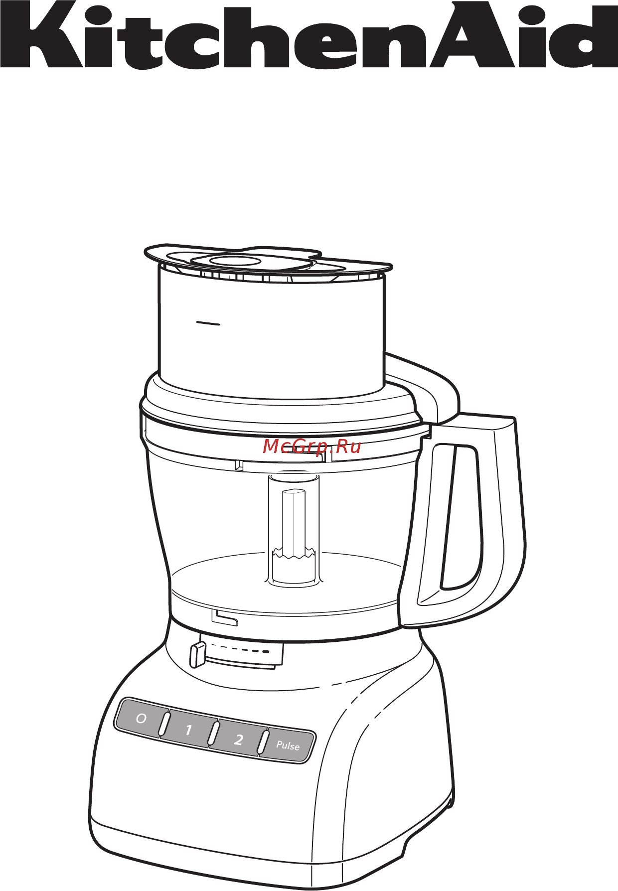 KitchenAid 5KFP1335EOB черный Инструкция по эксплуатации онлайн