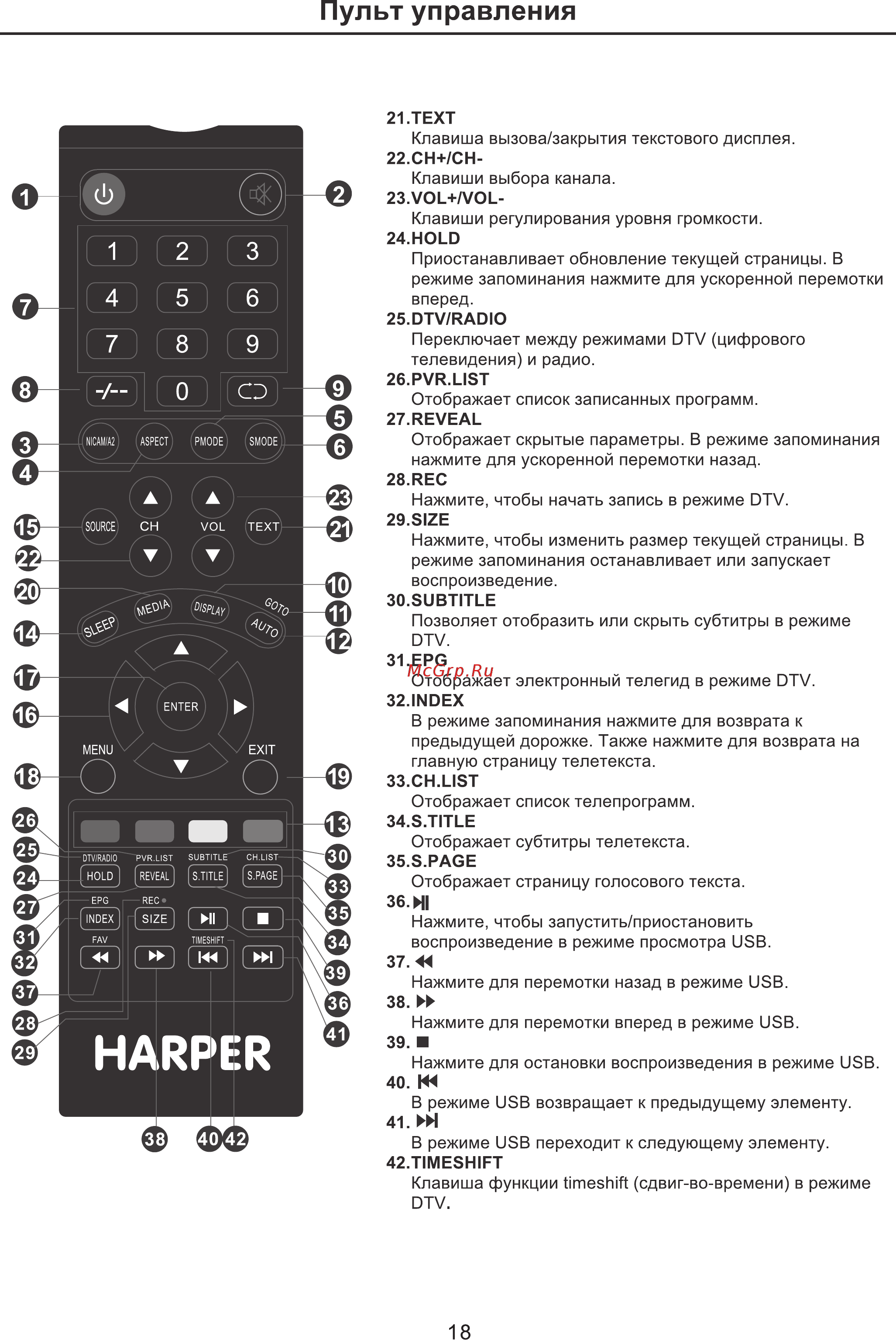 Harper 32H41TW [19/46] 页 19