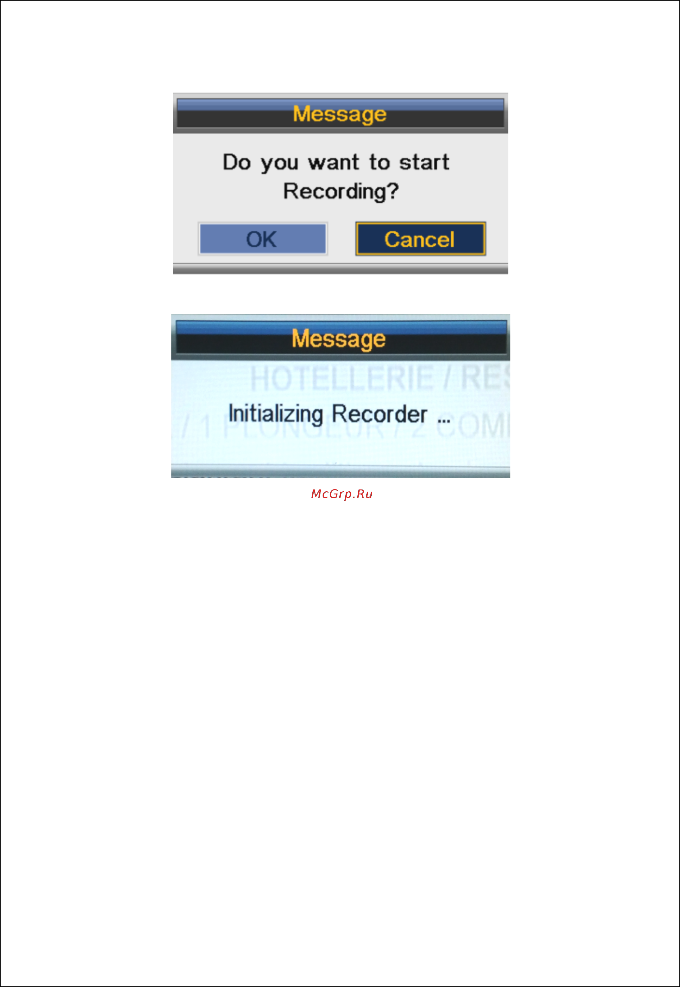 Harper 40F31T2 [101/120] Initializing recorder