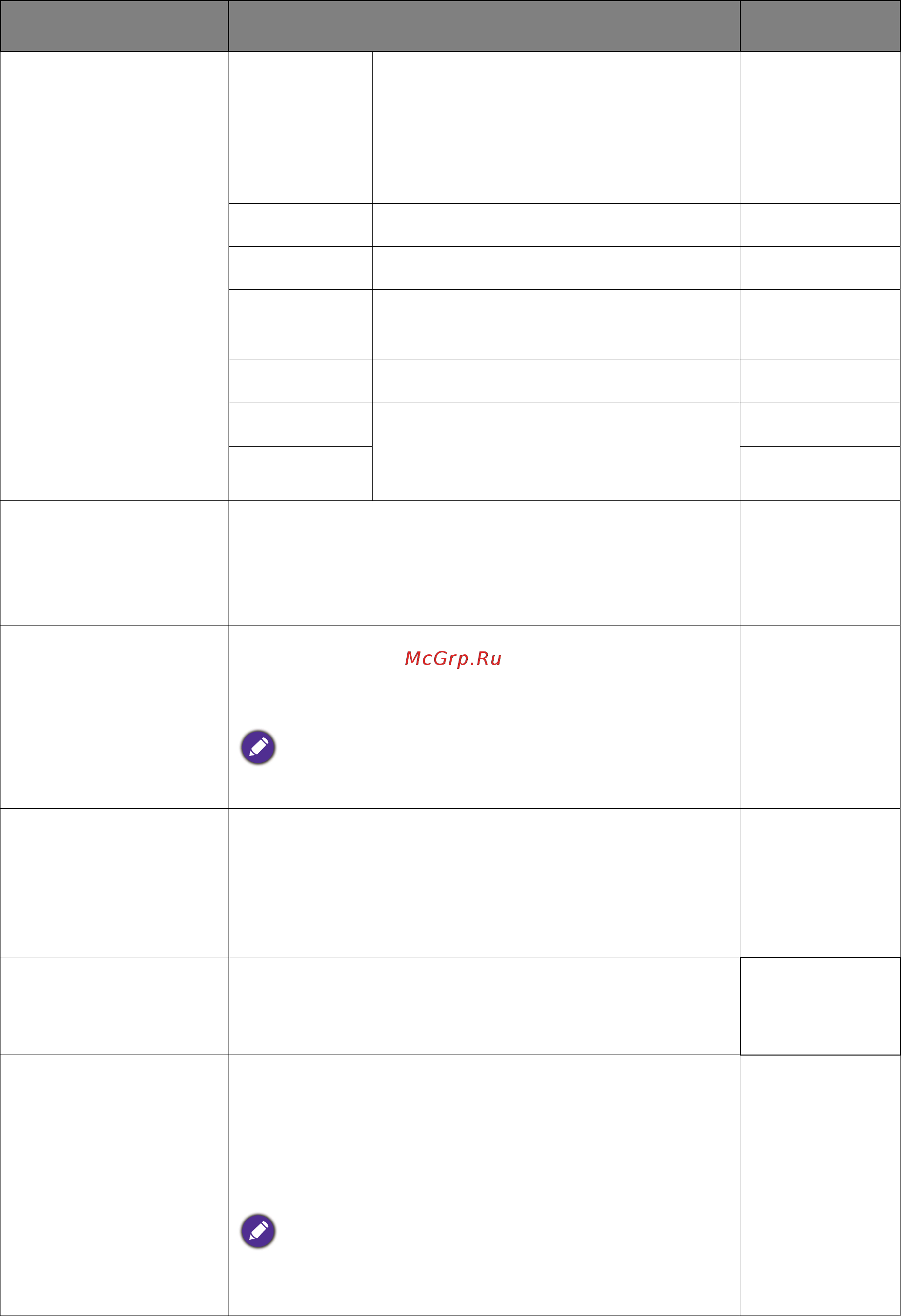 Benq EX3200R Руководство по эксплуатации онлайн [35/44] 173534