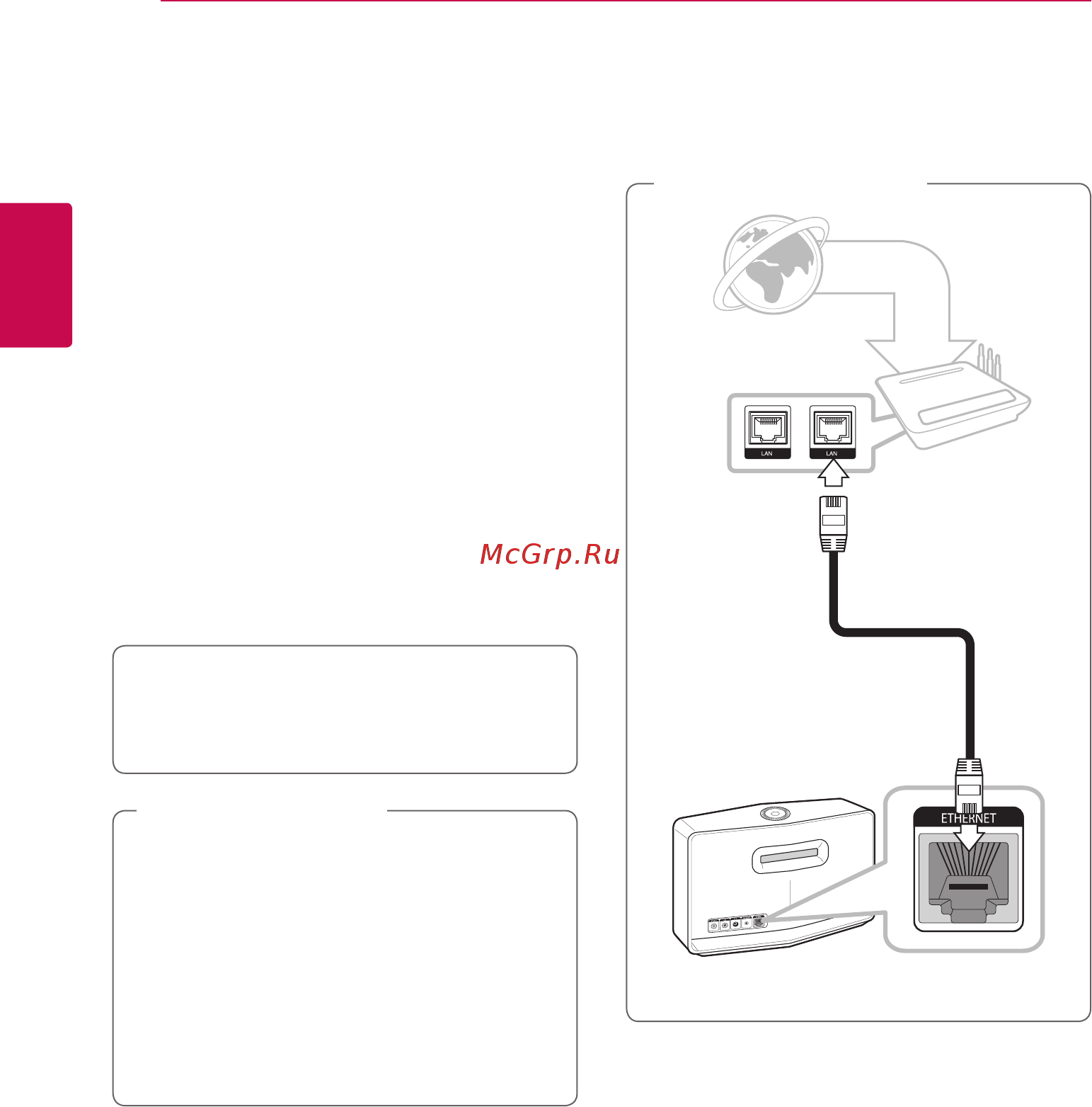 LG NP8540 Titan [12/61] Подключение динамика к домашней сети