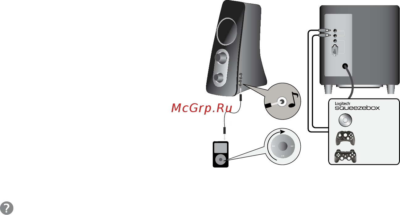 Logitech z443 схема платы Logitech Z523 Dark 40/114 Feilsøking
