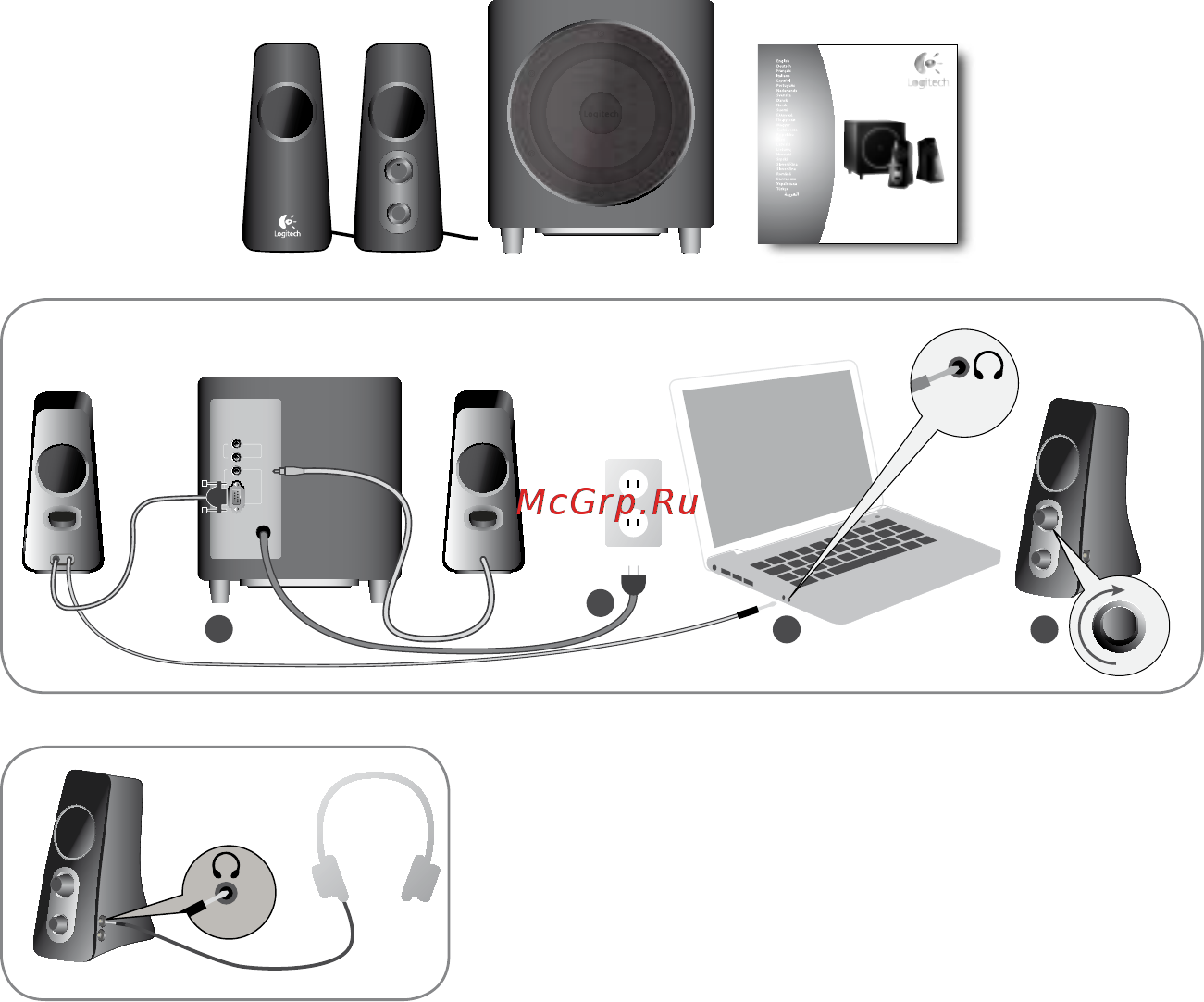 Logitech Z523 Dark [99/114] Благодарим ви