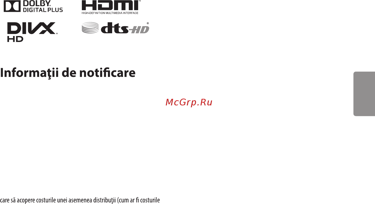 LG 49UF690V [127/145] Licenţe