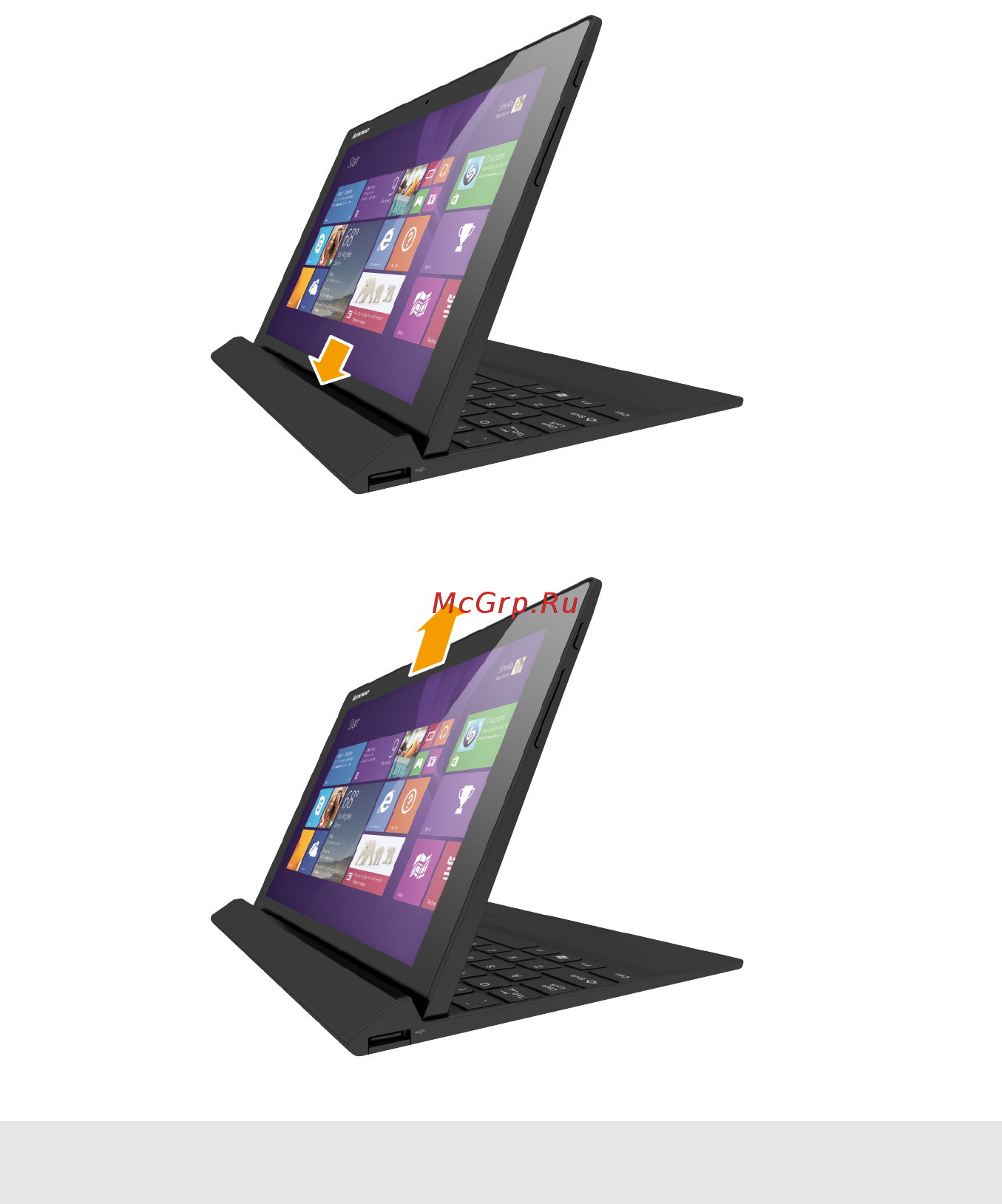 Lenovo MiiX3 10 64Gb Wi-Fi Black [13/36] Режим подставки