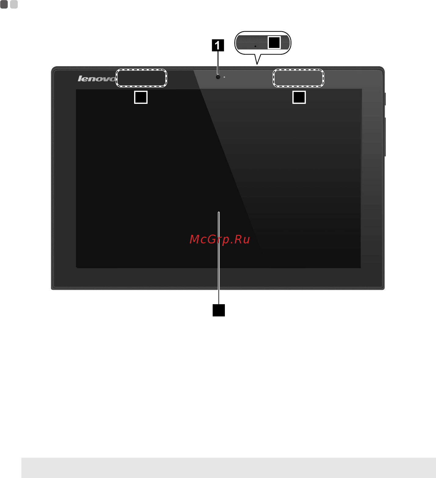 Lenovo MiiX3 10 64Gb Wi-Fi Black [5/36] Глава 1 общий обзор компьютера