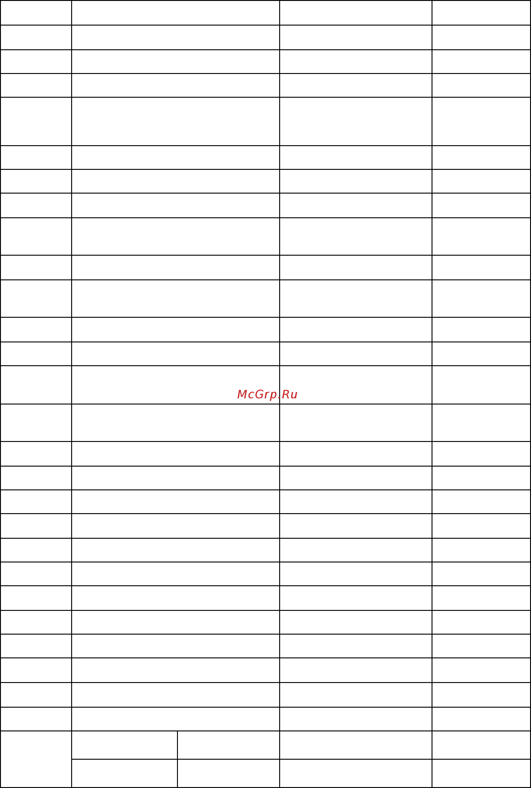Citizen CL-S700 [82/154] Table 3