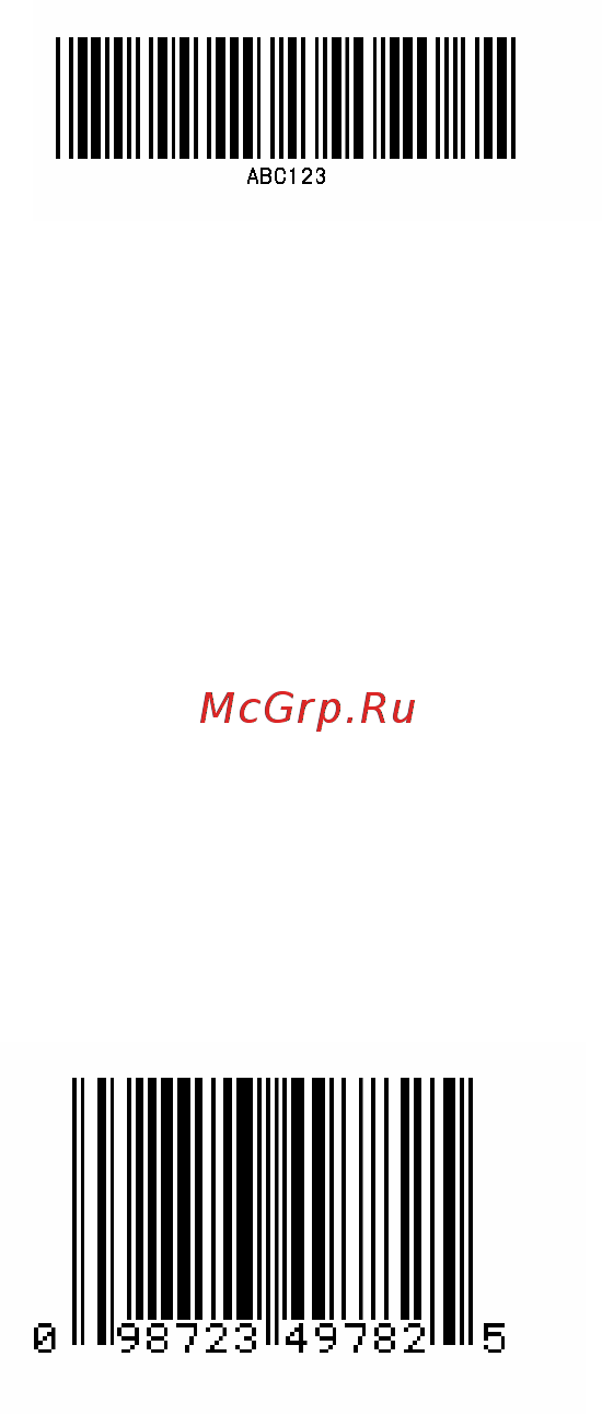 Citizen CL-S700 [99/154] Description of bar codes