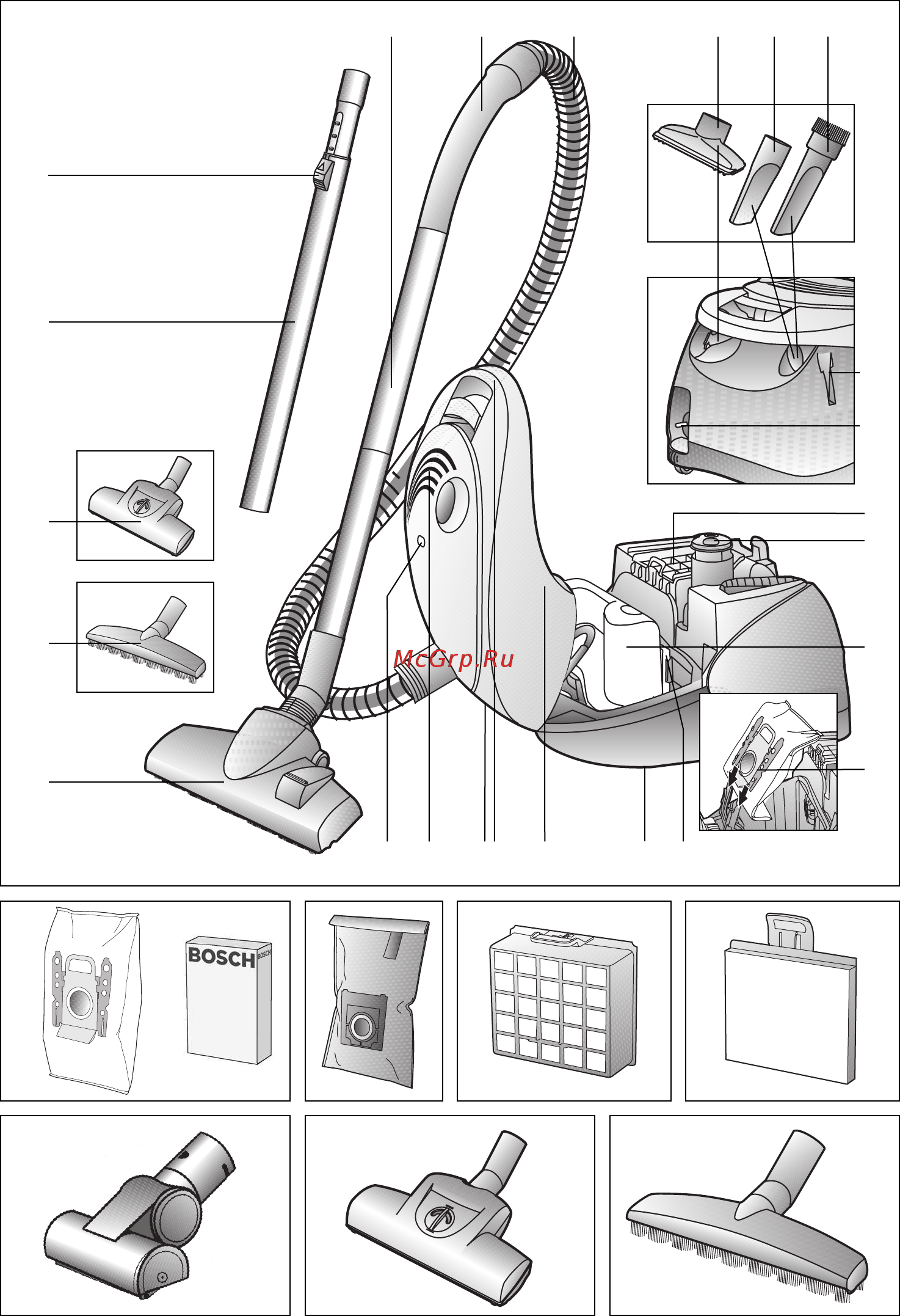 Bosch BSG 62185 Инструкция по эксплуатации онлайн [119/120] 65