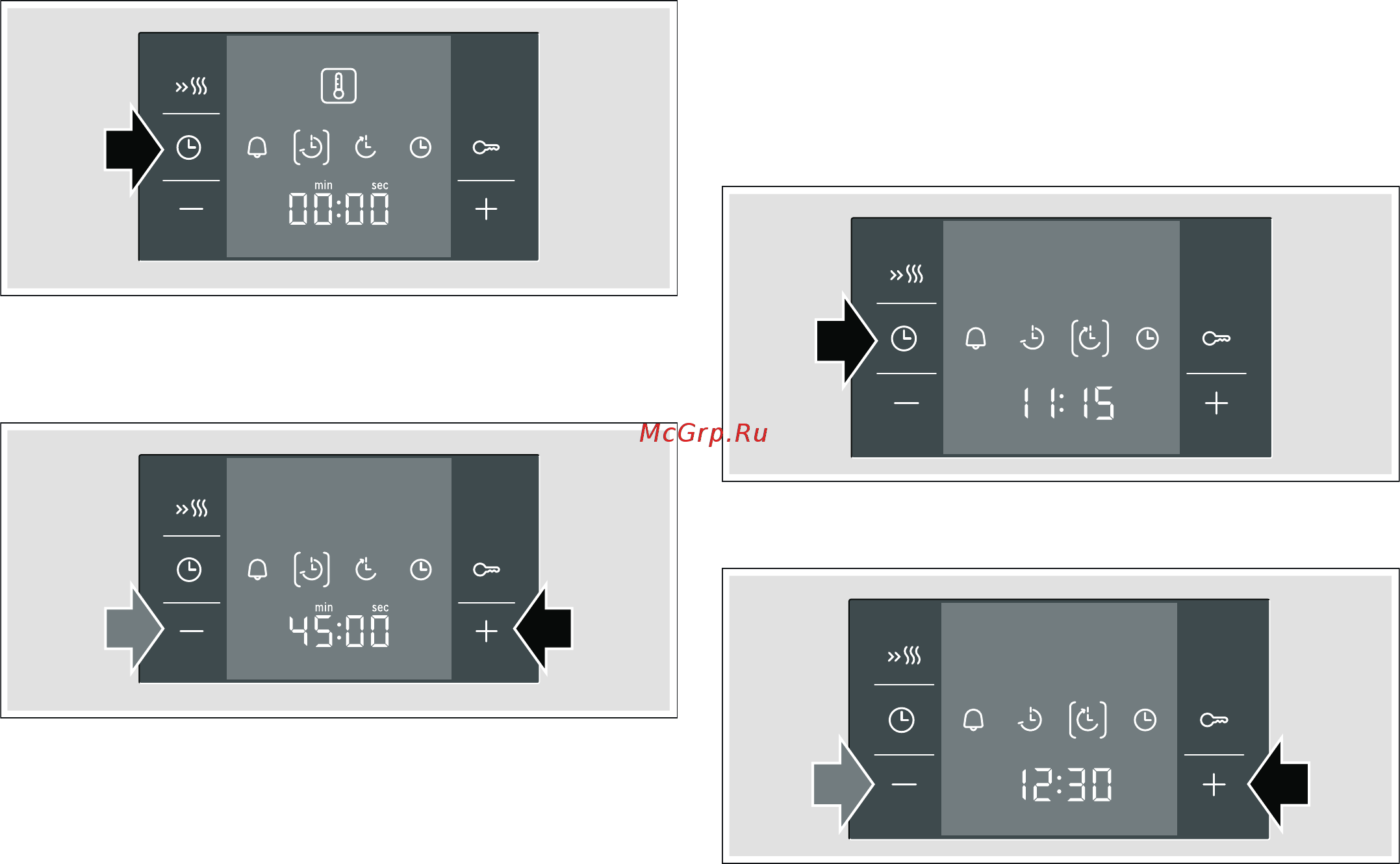 Bosch HBG 33B560 [10/28] Время окончания