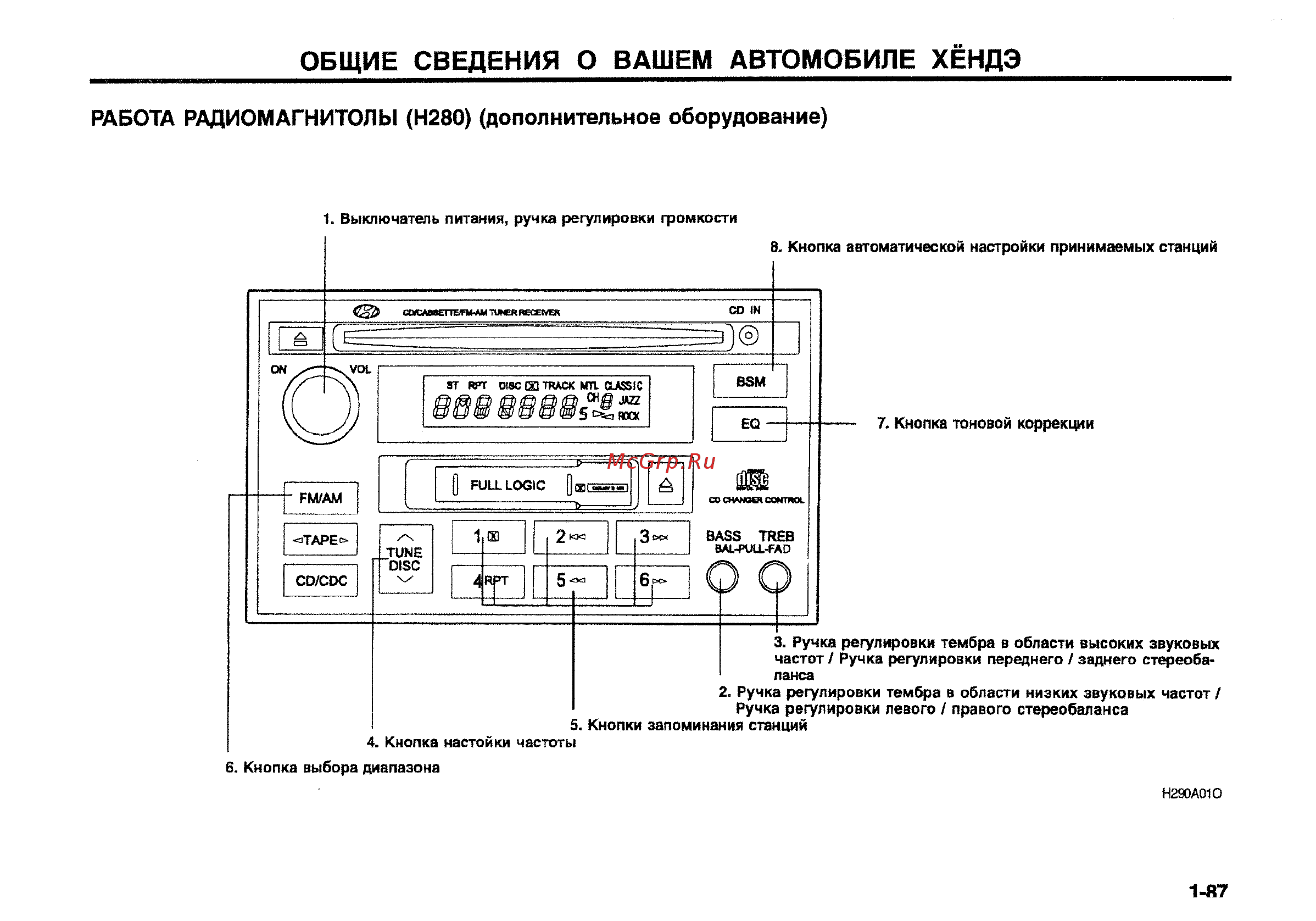 Hyundai Matrix [94/181] Общие сведения о вашем автомобиле хёндэ