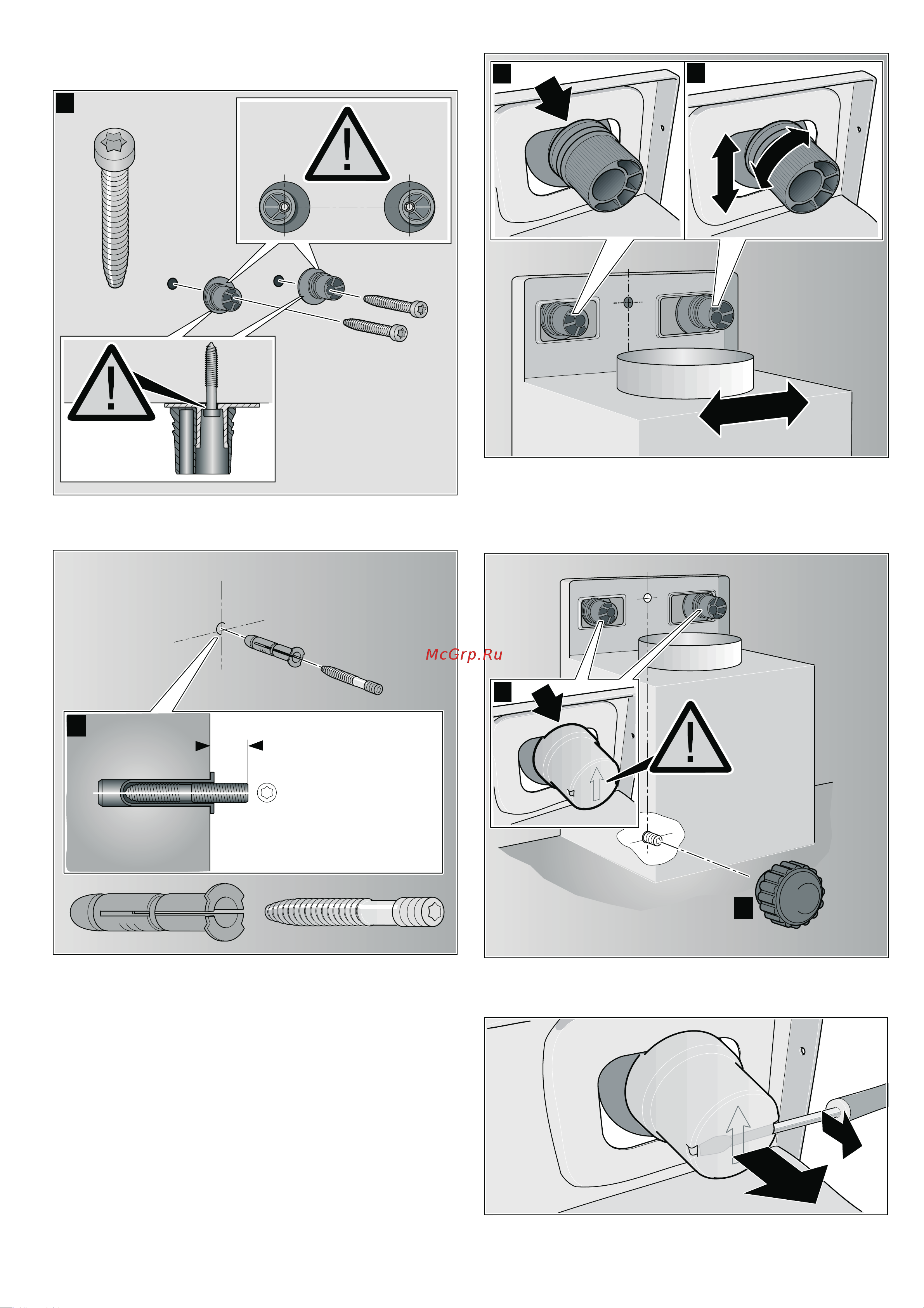 Bosch DWA 09D651 [9/12] Attaching and aligning the appliance