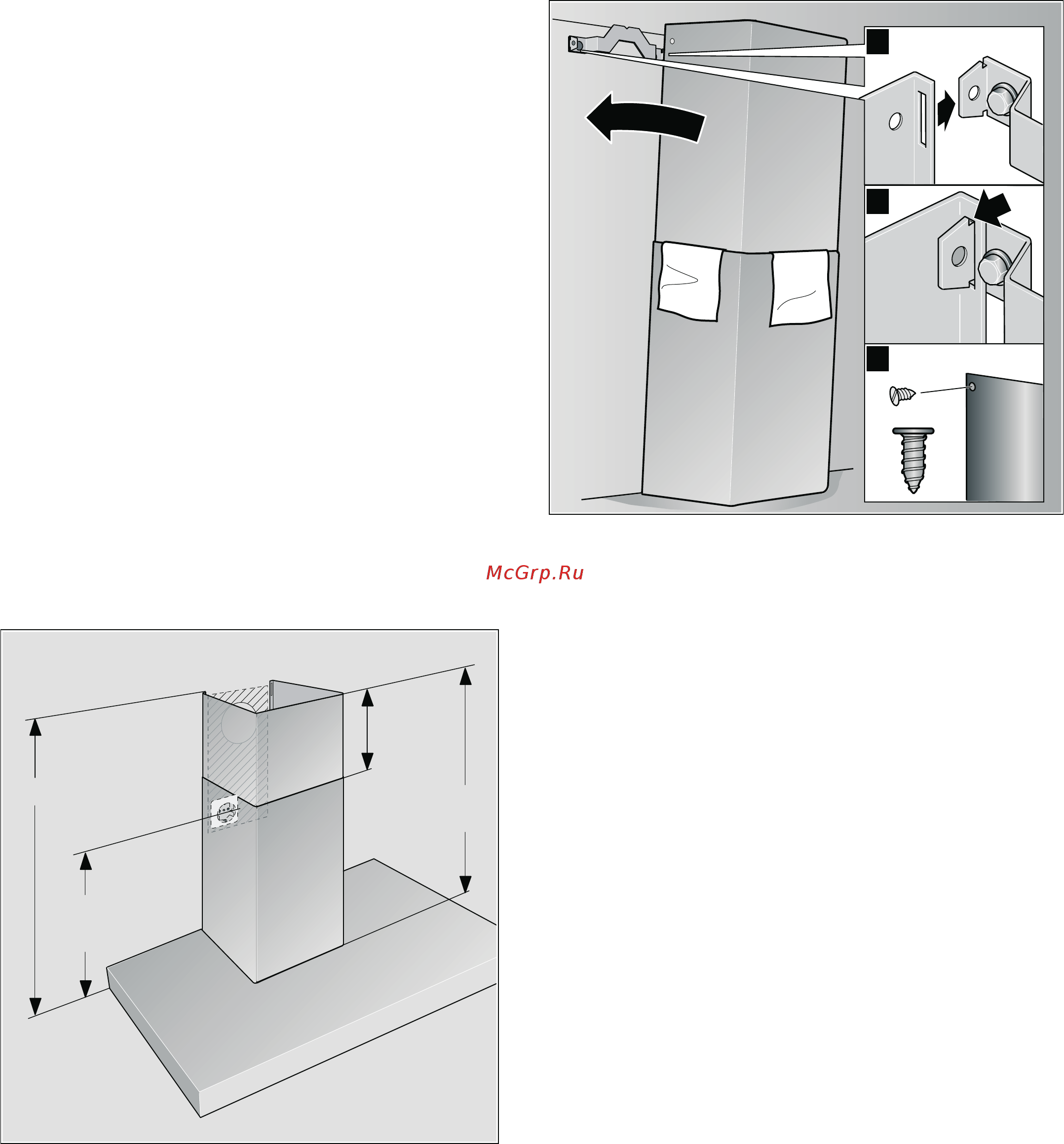 Bosch DWA 06D651 [10/12] Крепление соединений труб