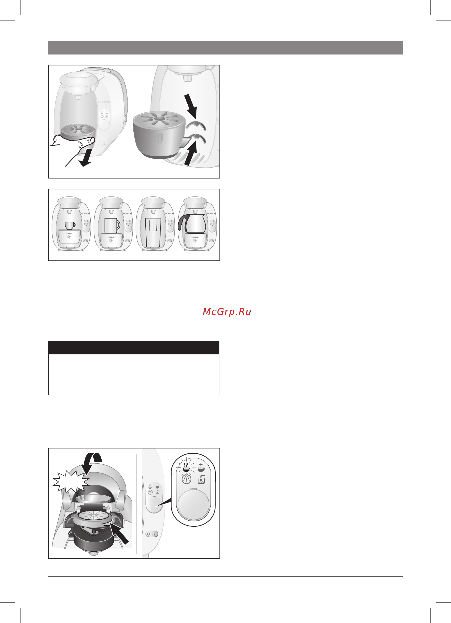 Bosch Tassimo TAS2002EE [88/102] Cum sa utiliza aparatul tassimo