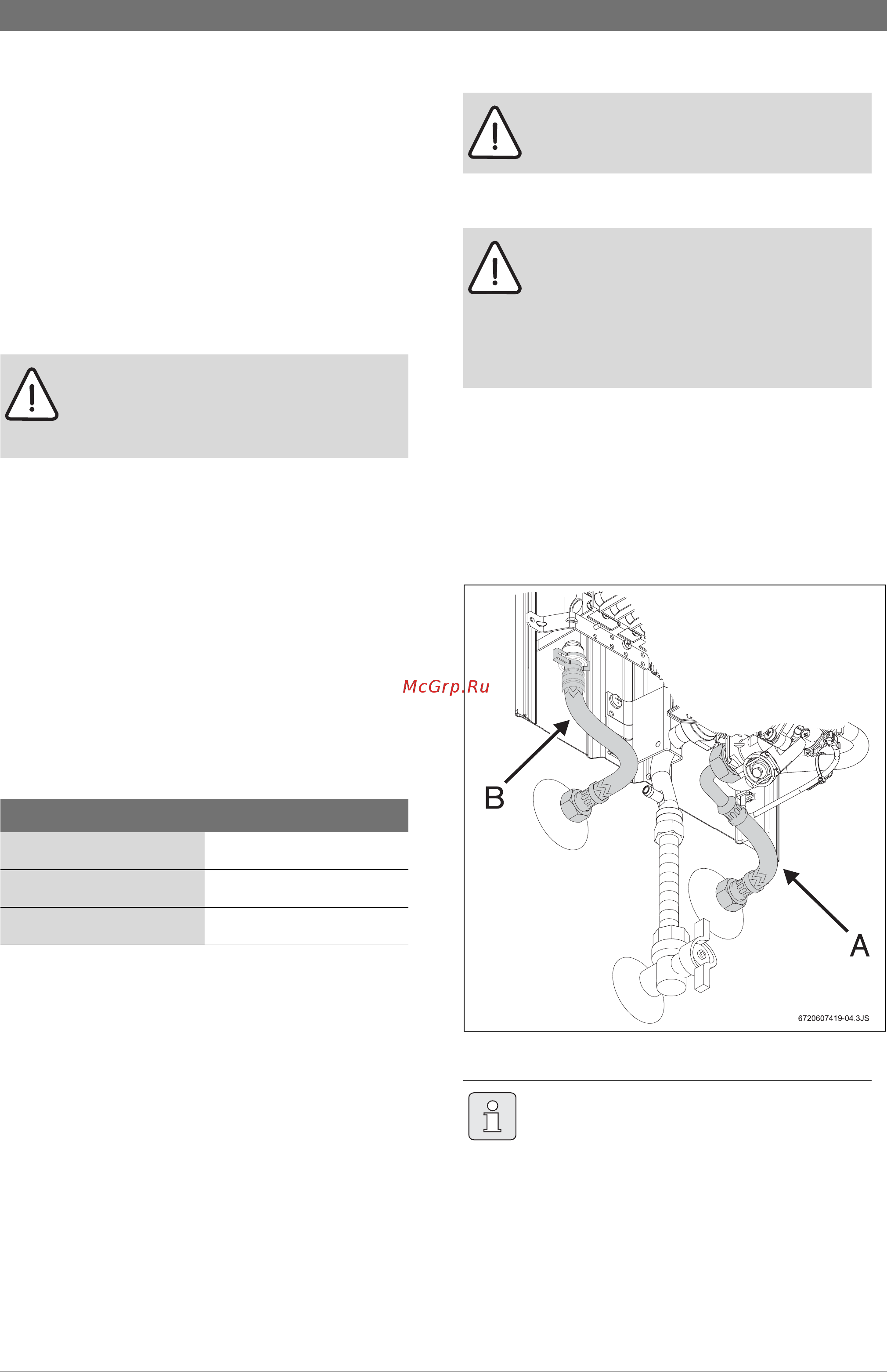 Bosch GWH 13-2 COD H [10/23] Монтаж прибора