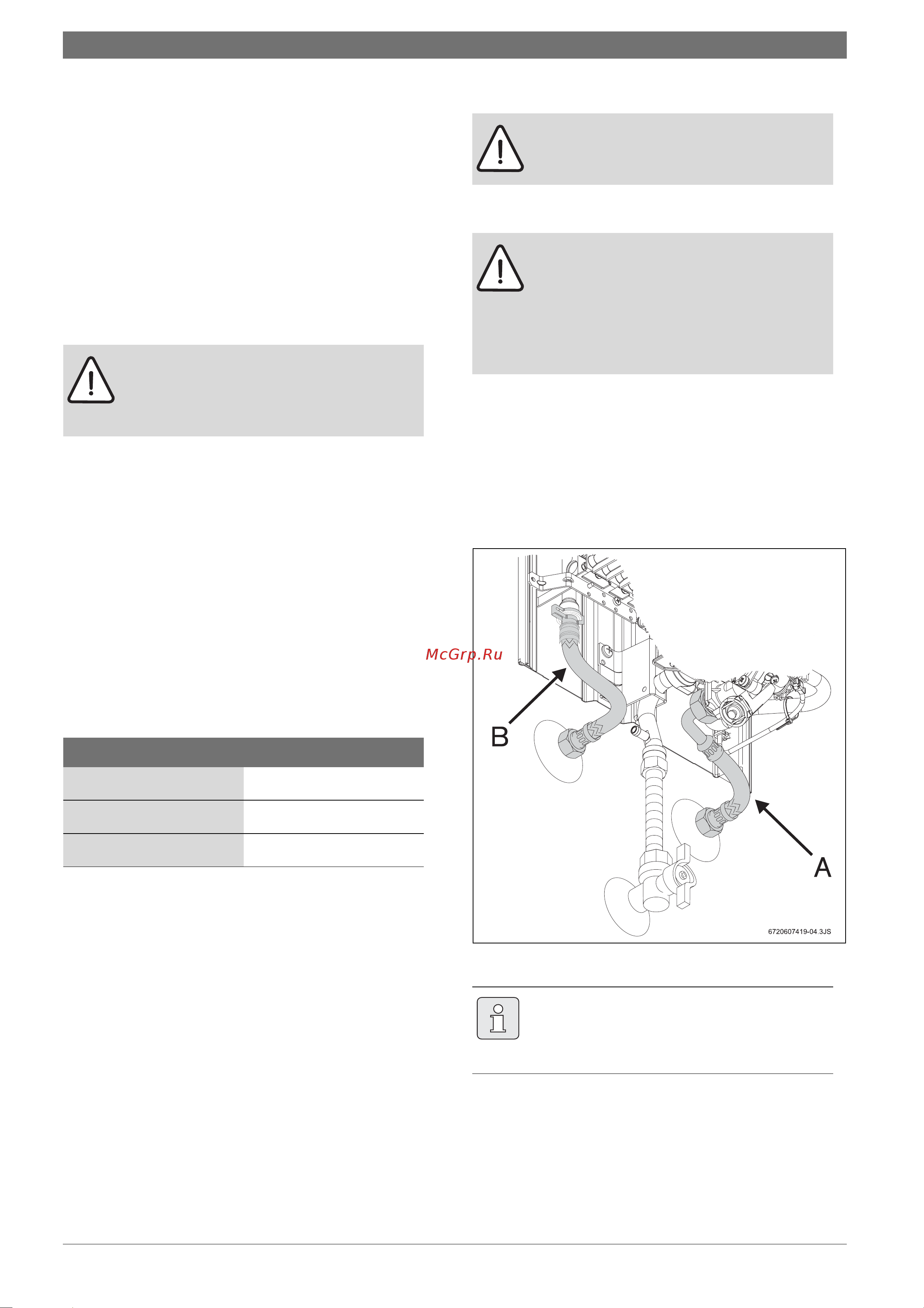 Bosch GWH 10-2 COD H [10/23] Монтаж прибора