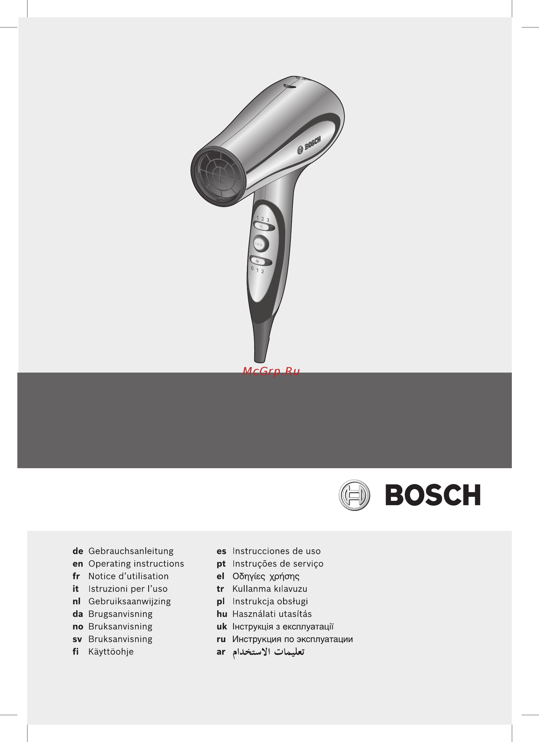 Bosch PHD5560 Инструкция по эксплуатации онлайн