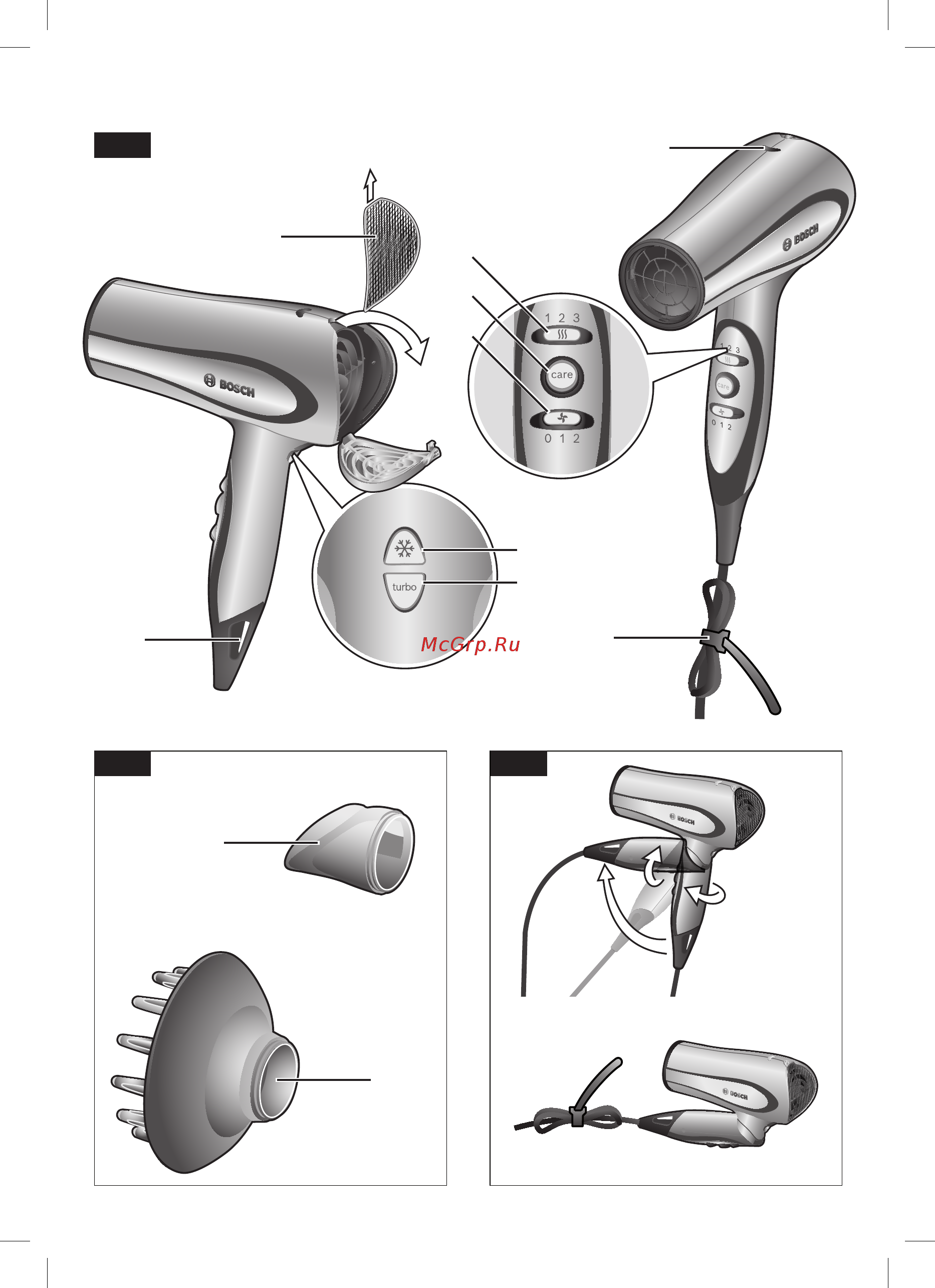Bosch PHD5560 Инструкция по эксплуатации онлайн [3/74] 4496