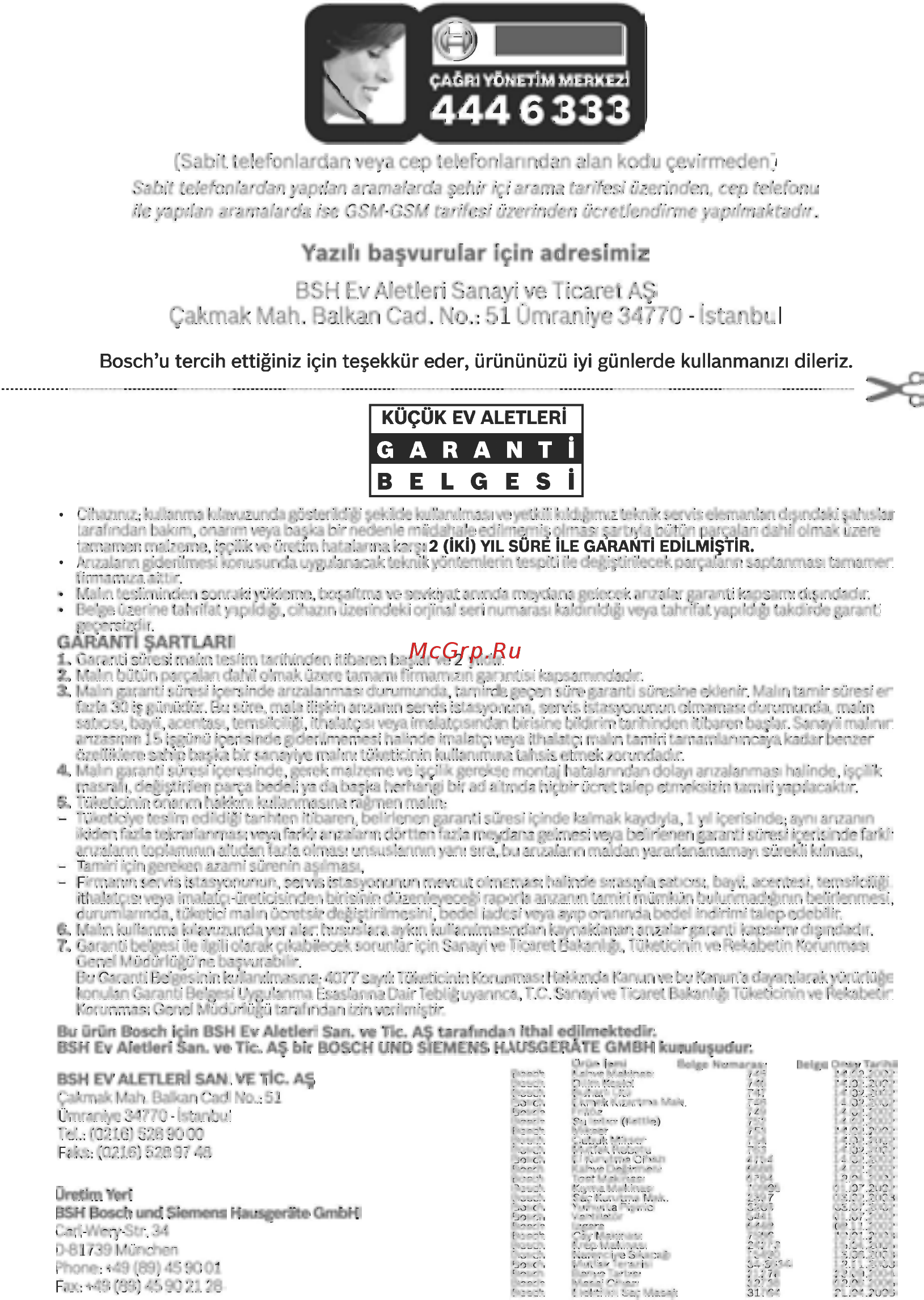 Bosch PHD9500 [31/45] Çaknnakmah balkan cad no 51 ümranîye 34770 istanbi