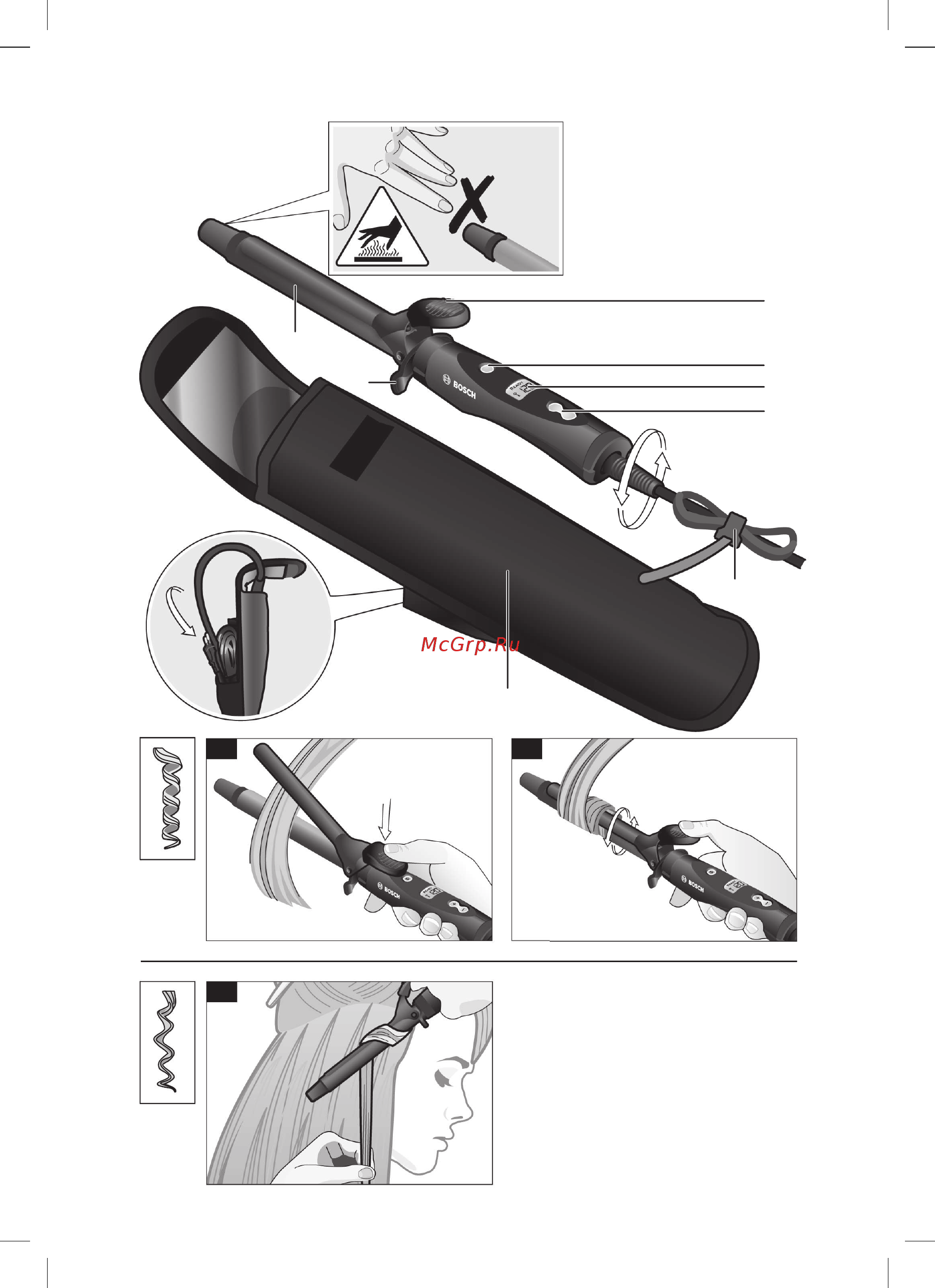 Bosch PHC 9490 ProSalon Инструкция по эксплуатации онлайн [3/116] 4760
