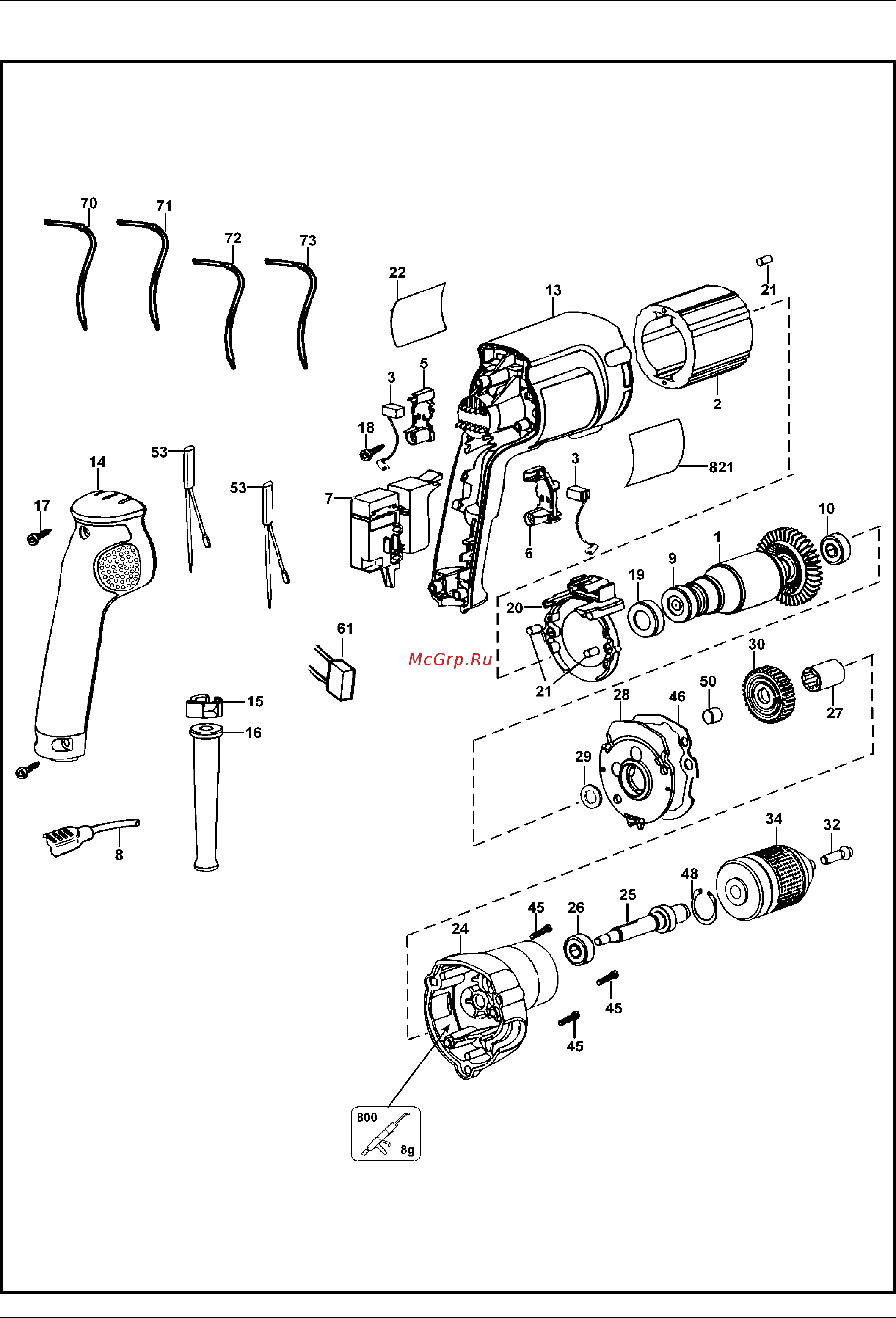 Dewalt DW217 Инструкция по эксплуатации онлайн [15/20] 4962